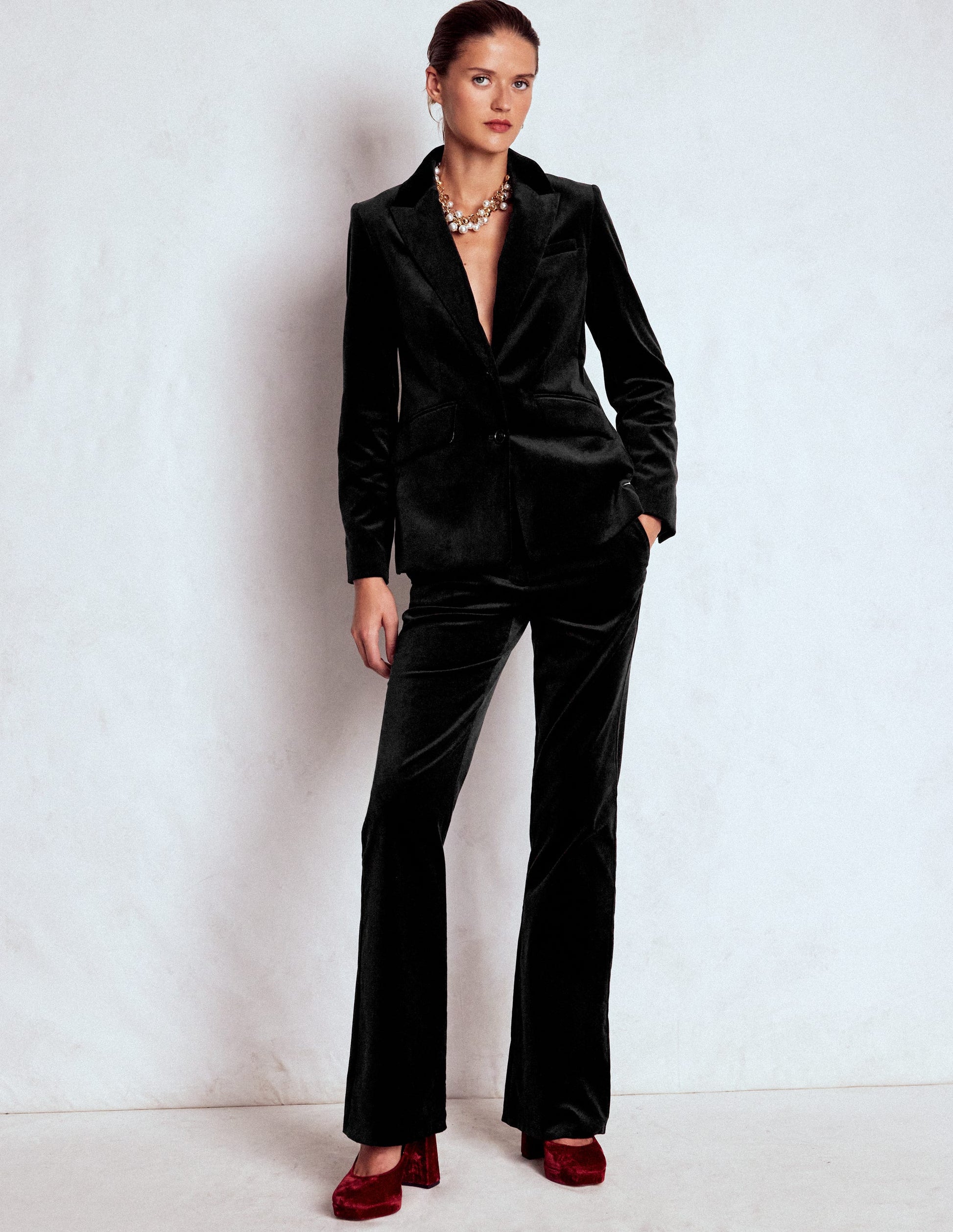 Stamford Velvet Blazer-Black-6