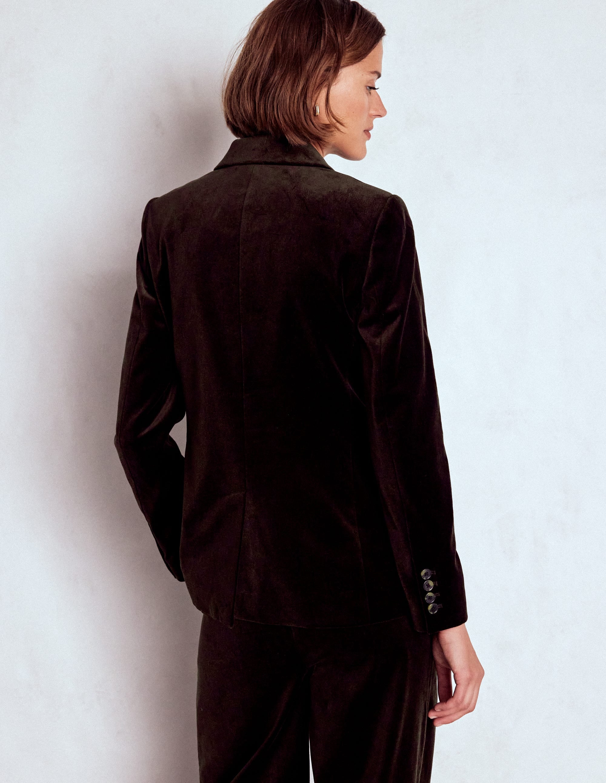 Stamford Velvet Blazer-Espresso - Image 3