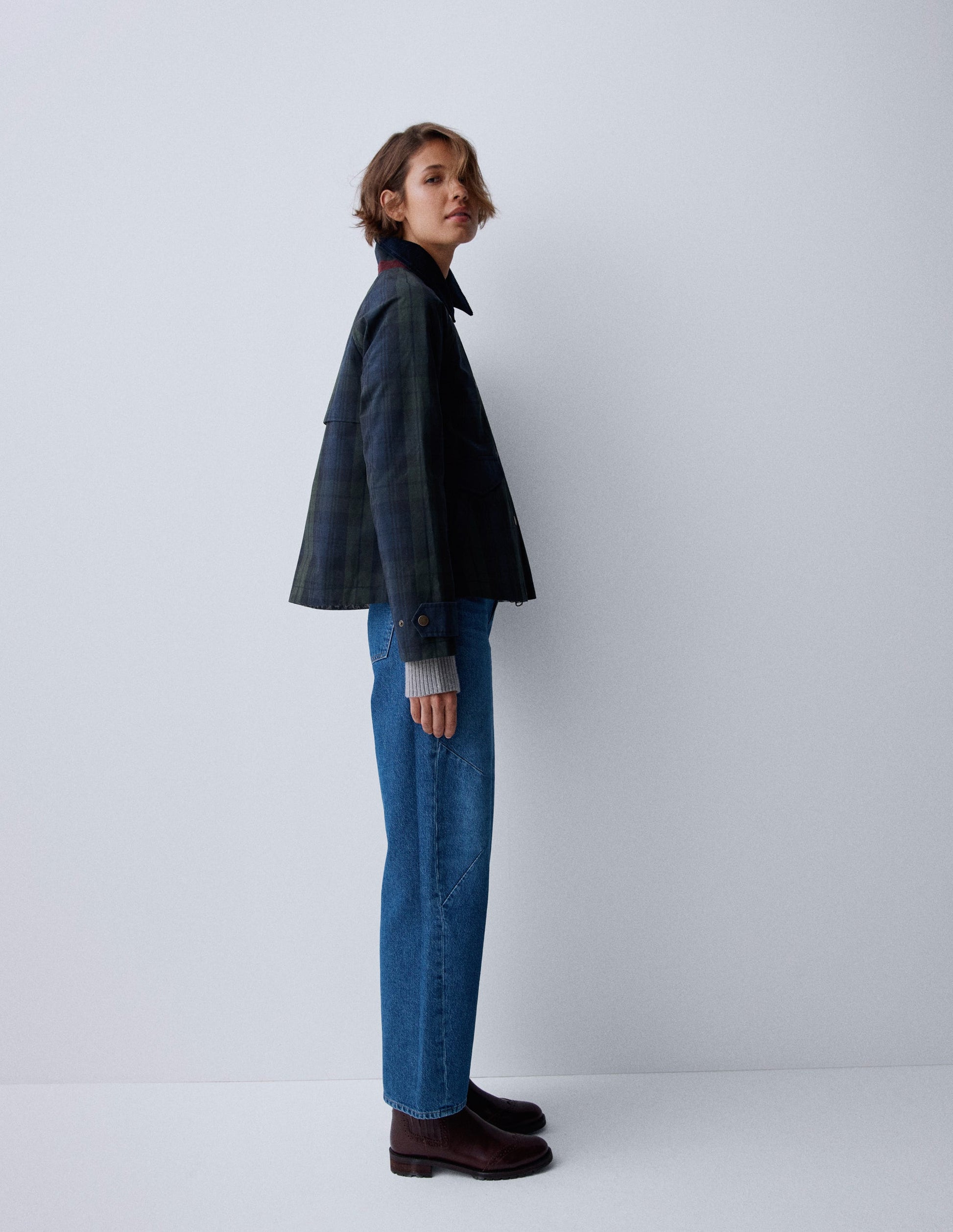 Raglan Wax Jacket-BLACKWATCH-2