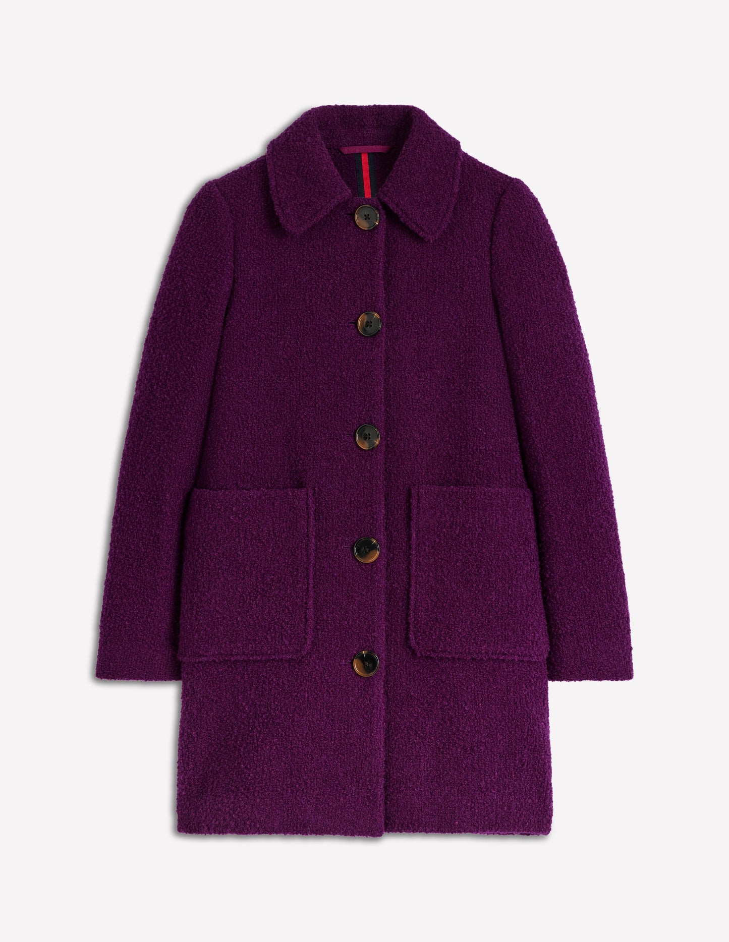 Carlisle Wool Coat-Plum Jam