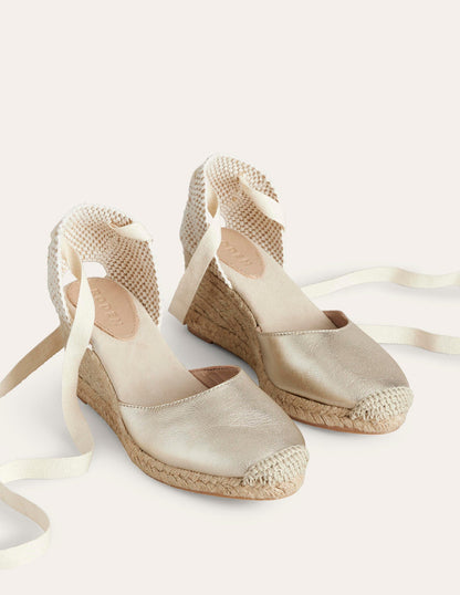 Cassie Espadrille Wedge-Gold-3