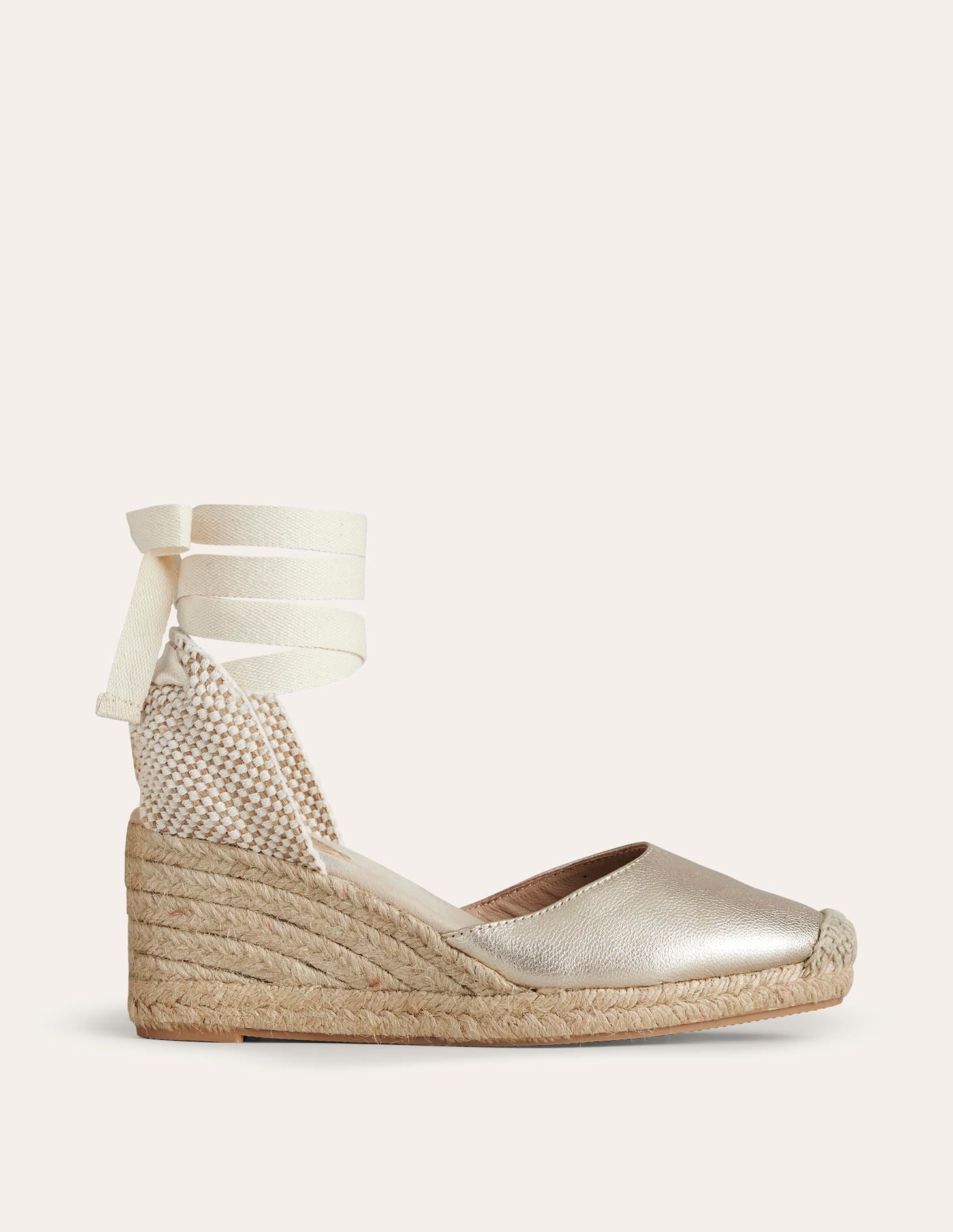 Cassie Espadrille Wedge-Gold-2