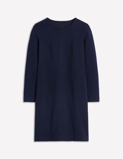 Cornelia Ottoman Dress-Navy-5