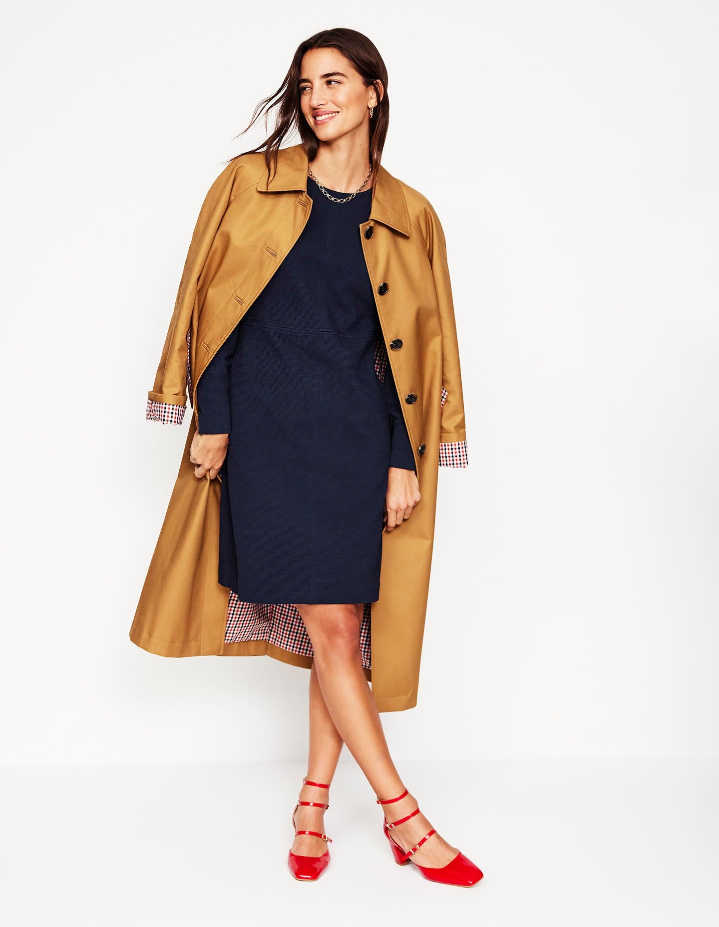 Cornelia Ottoman Dress-Navy-4