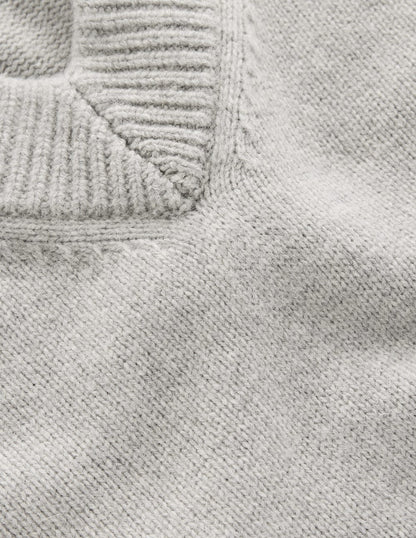 Marion Merino V-neck Jumper-March Hare-6