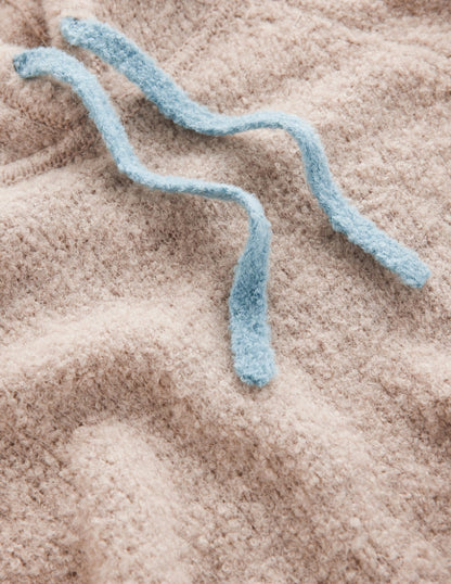 Bouclé Raglan Hoodie-Chinchilla Melange-8