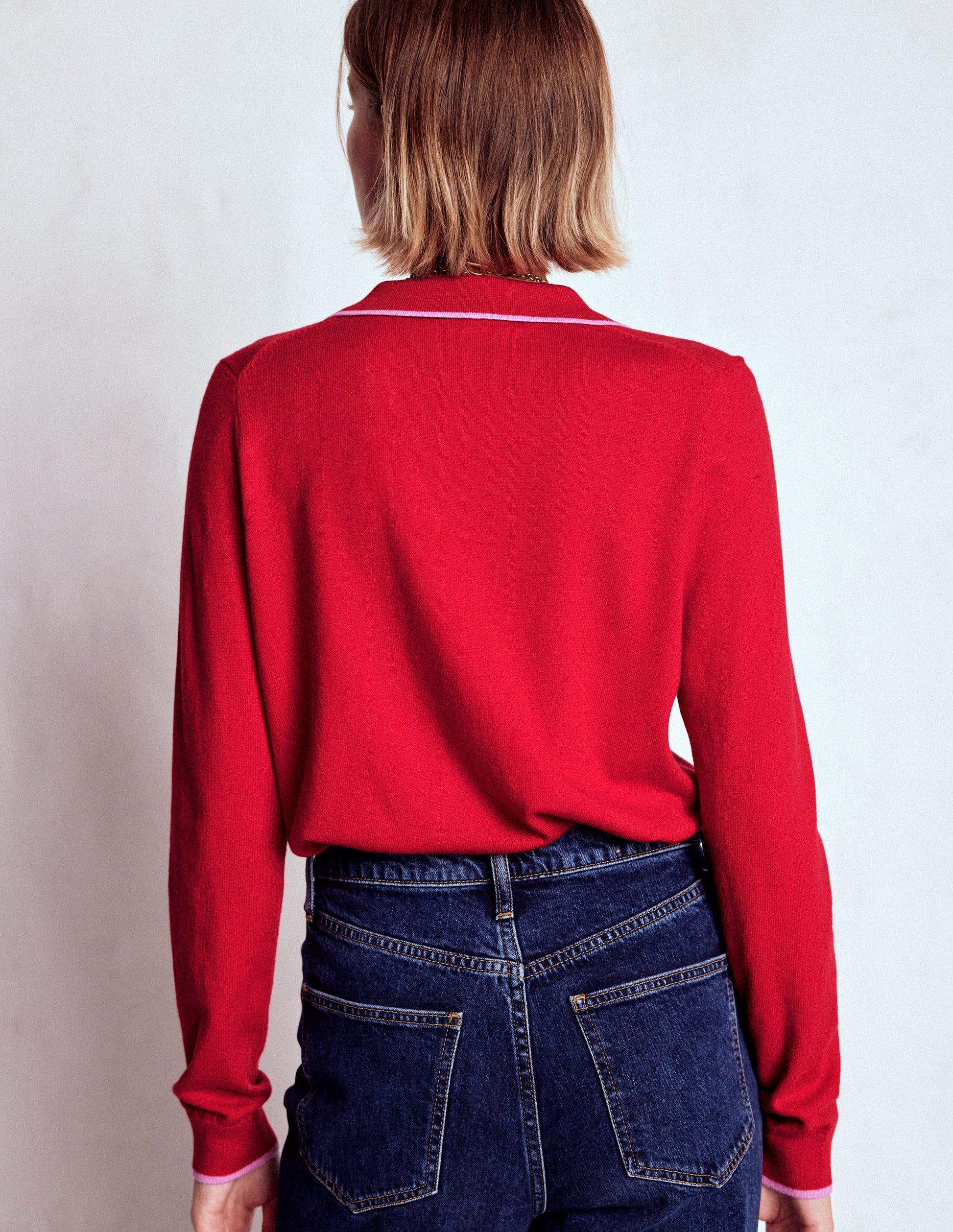 Liz Henley Jumper-Salsa Red-4