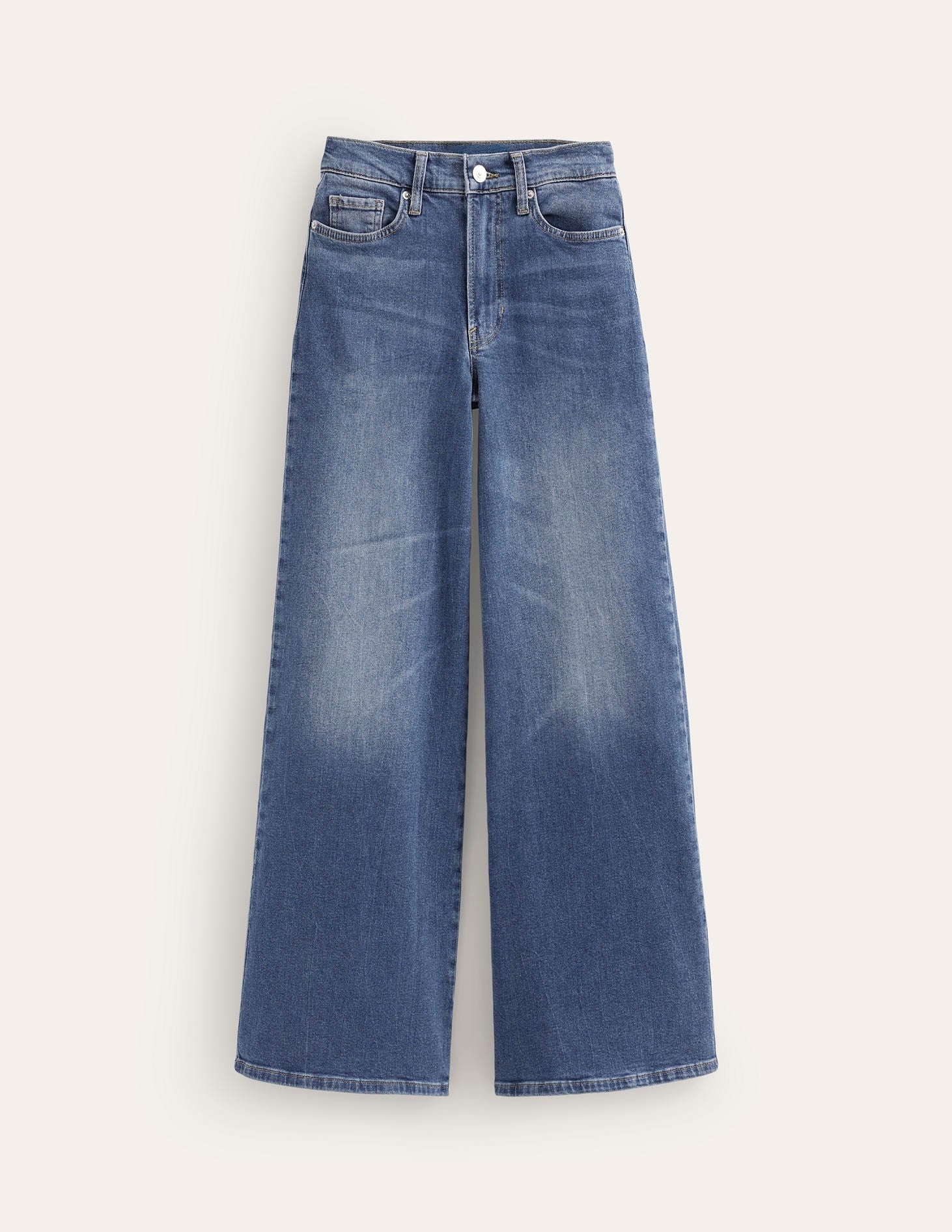 High Rise Wide Leg Jeans-Mid Vintage-7