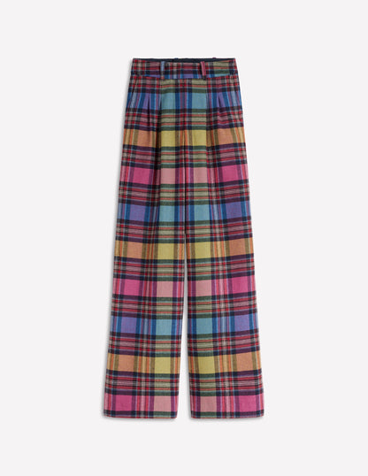 Kensington Wool Trousers-Multi Blanket Check-6