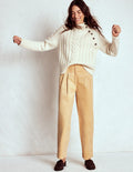 Bloomsbury Cord Trousers-Stone