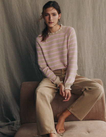 Full Length Barrel Leg Jeans-Tobacco-1