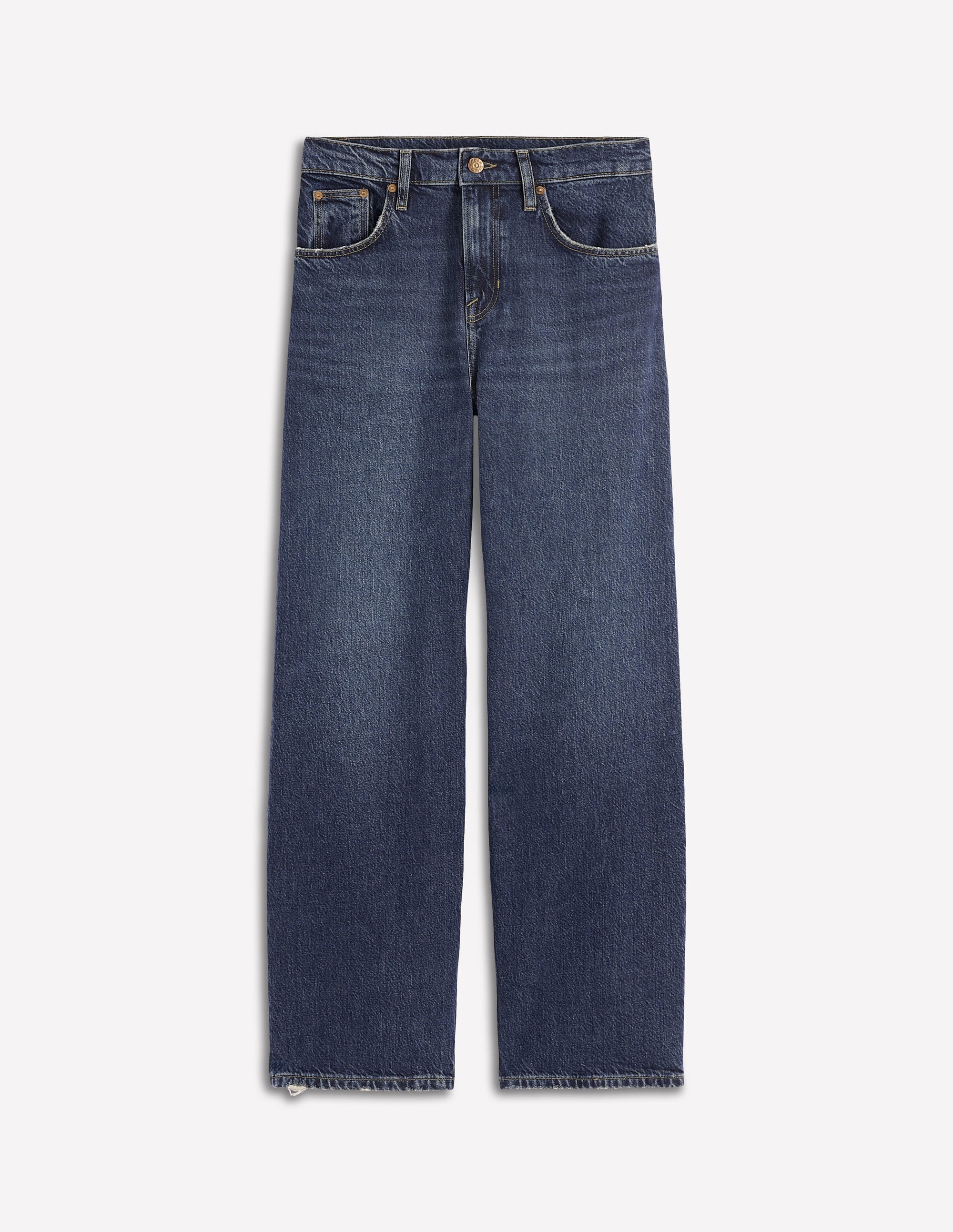 Mid Rise Relaxed Leg Jeans-Dark Vintage - Image 6