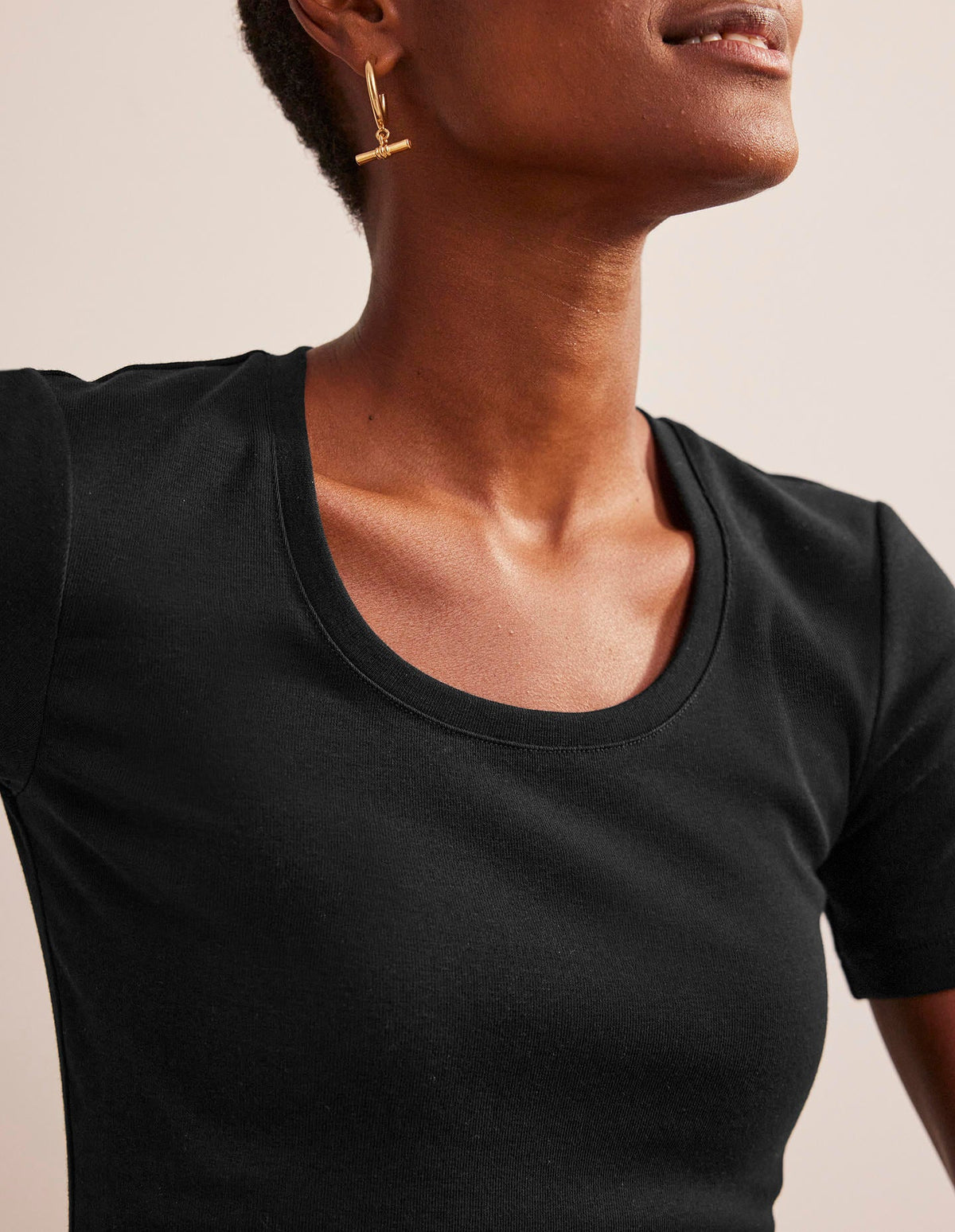 Essential Jersey T-Shirt-Black - Image 2