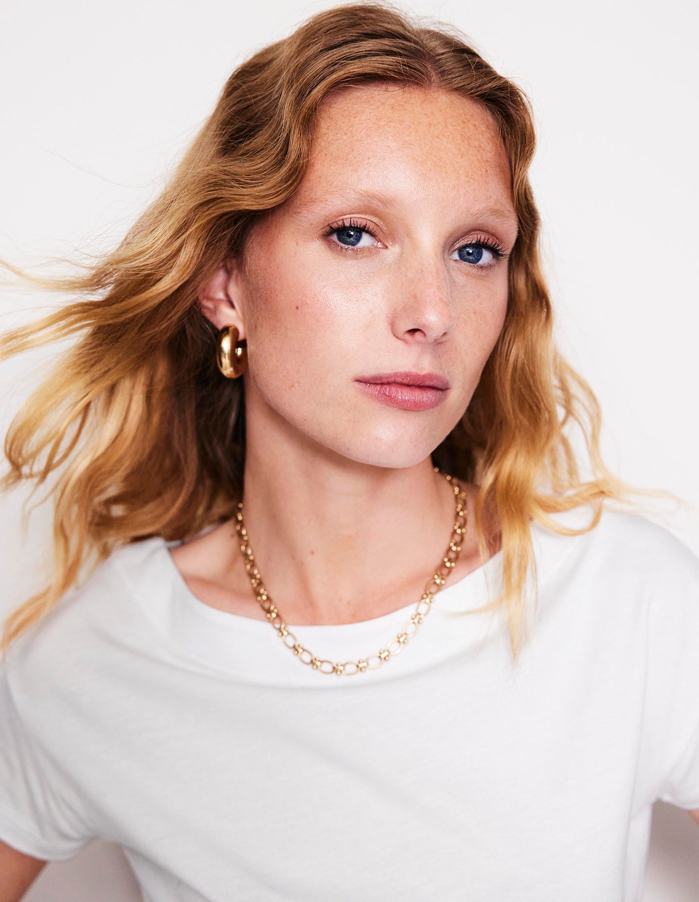 Supersoft Boat Neck T-Shirt-White-2