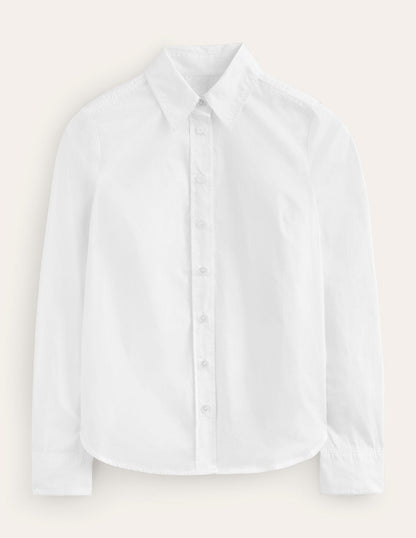 Sienna Cotton Shirt-White-5