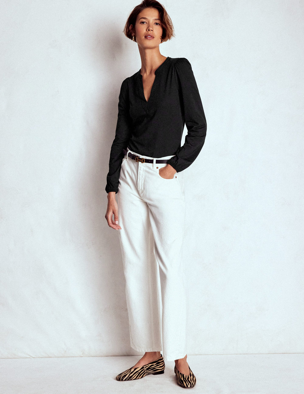 Supersoft Notch Top-Black - Image 4