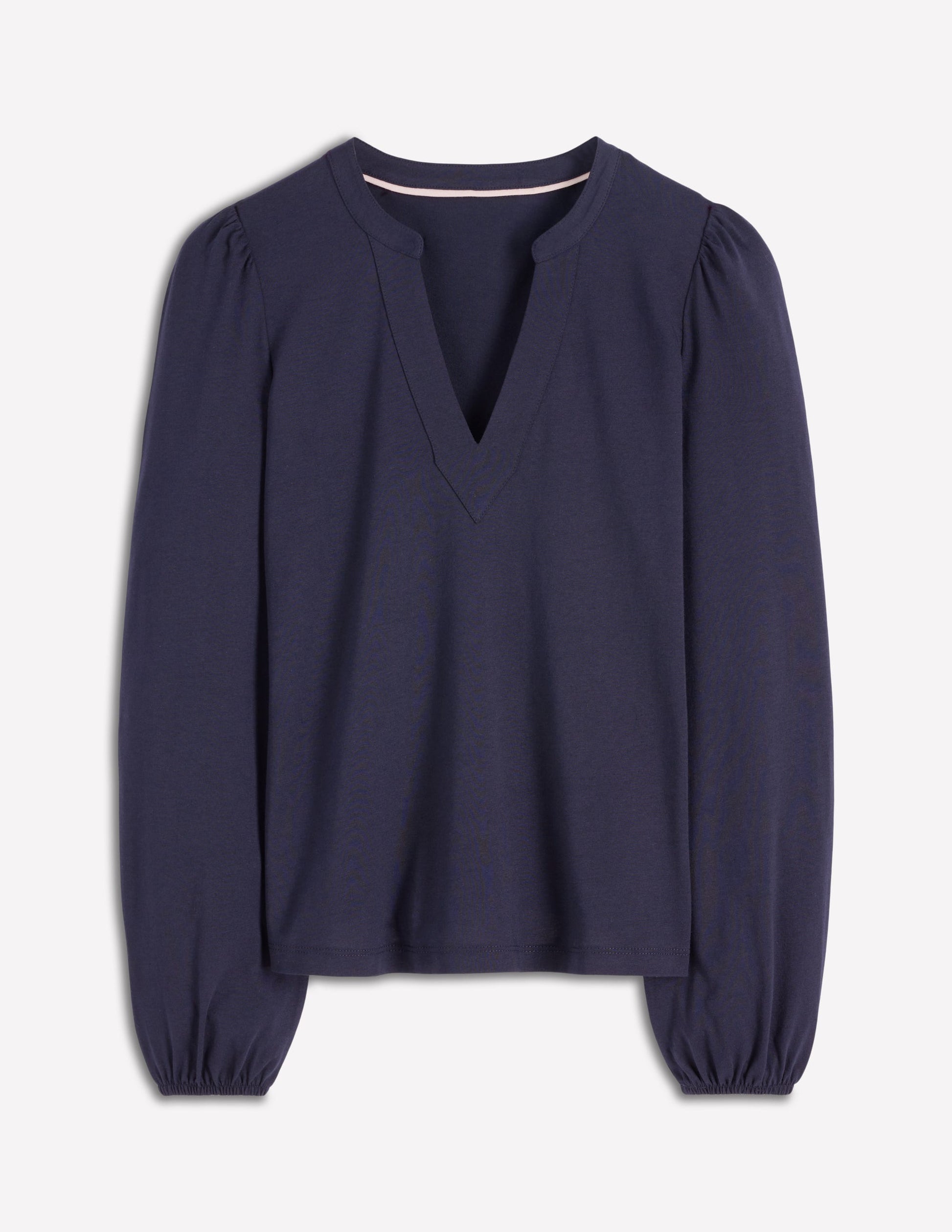 Supersoft Notch Top-Navy-5
