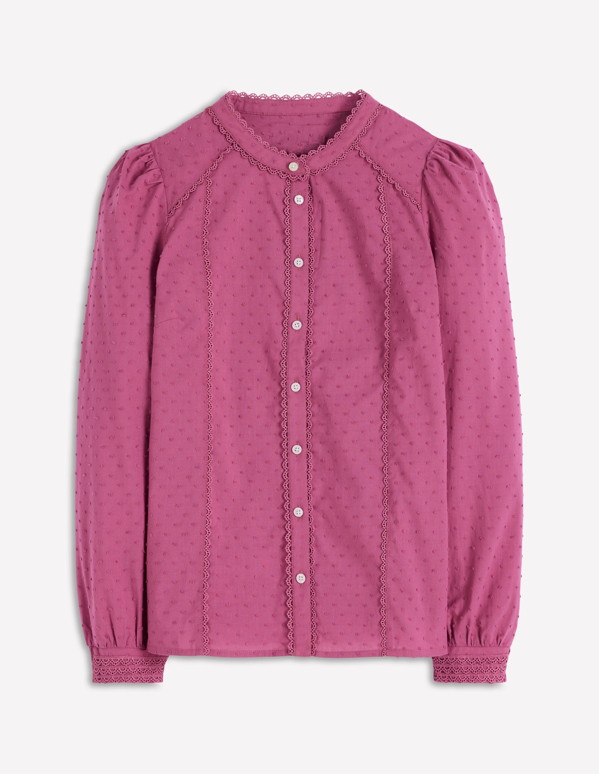 Rhea Cotton Dobby Top-Purple Damson-5