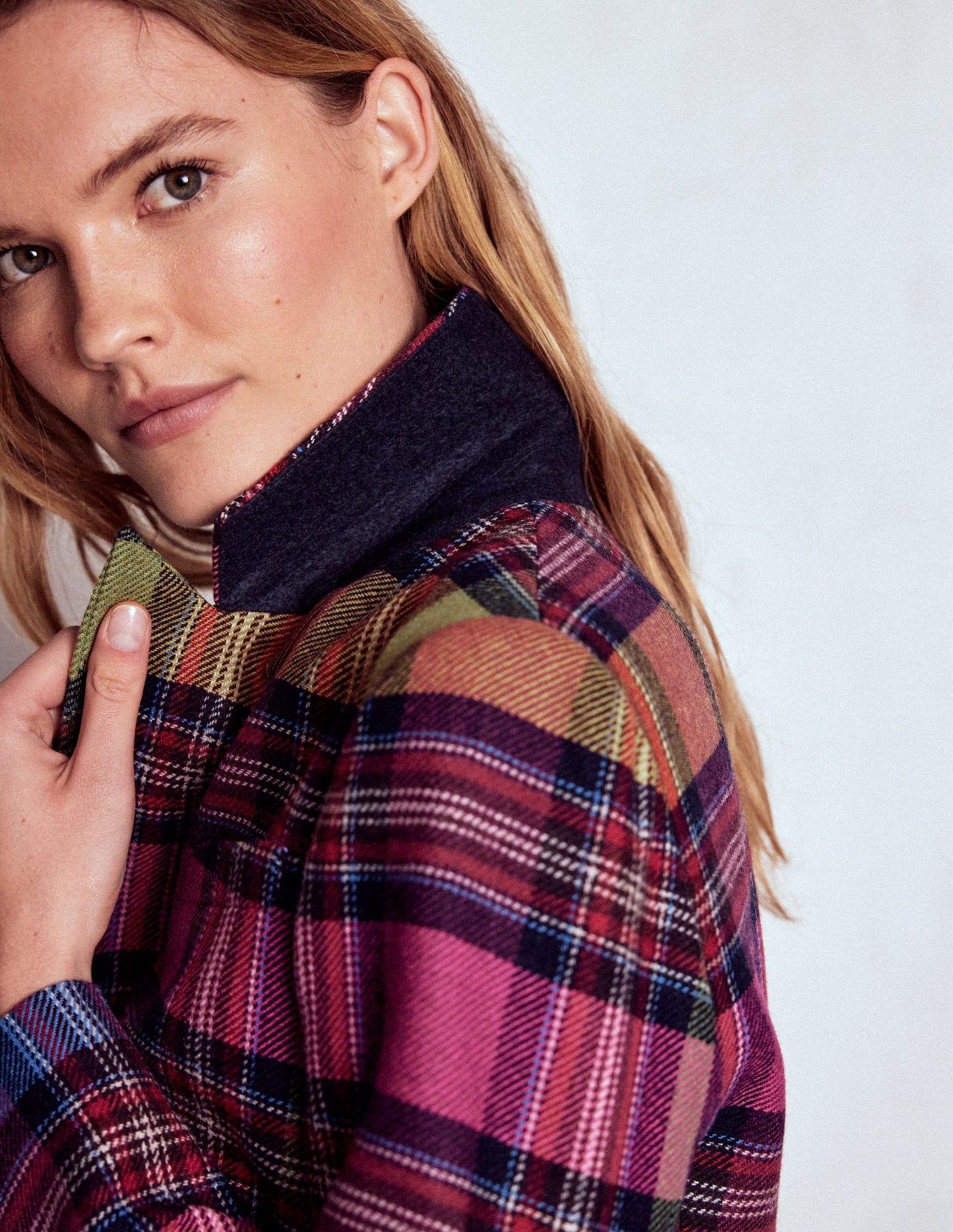 Woodbridge Check Blazer-Multi Blanket Check