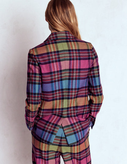 Woodbridge Check Blazer-Multi Blanket Check-3