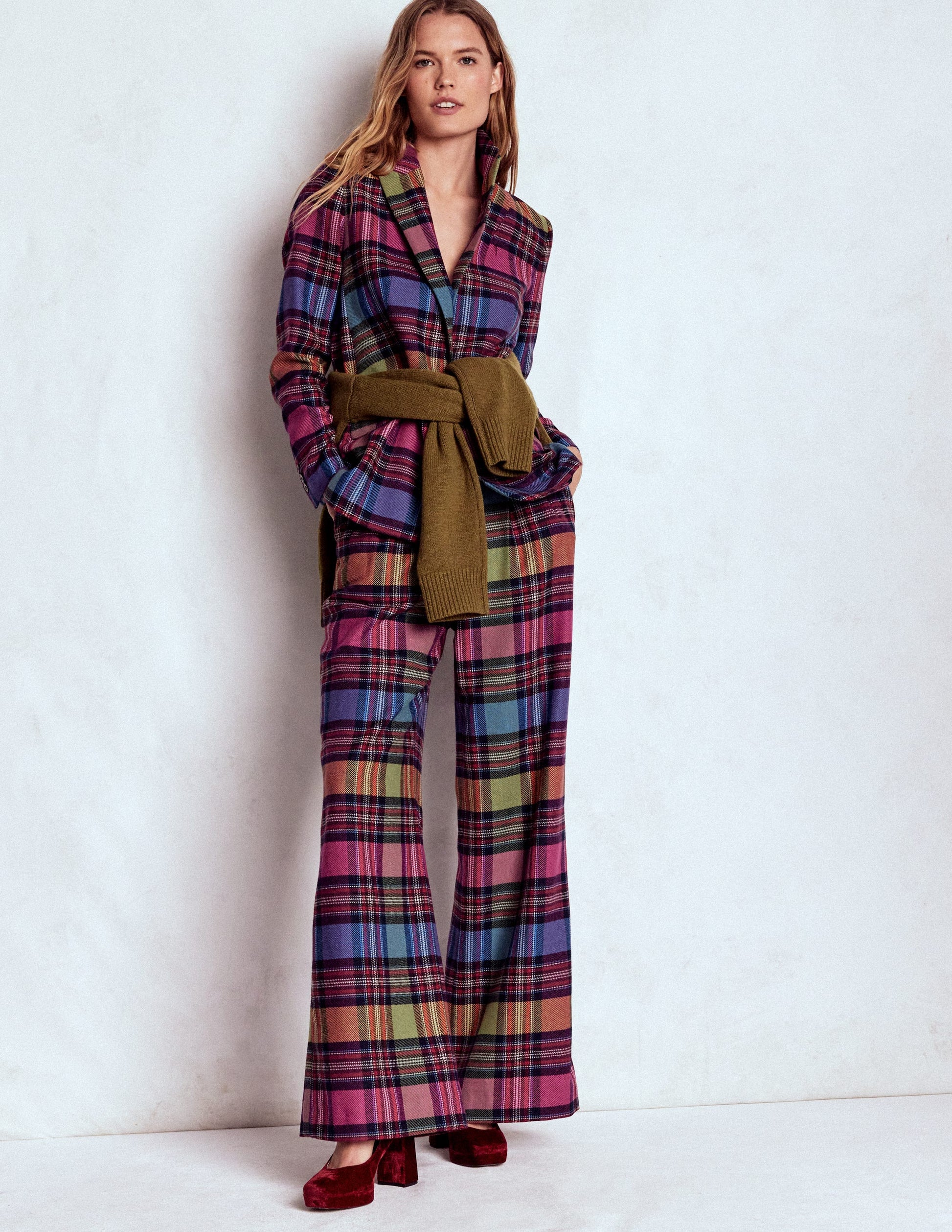 Woodbridge Check Blazer-Multi Blanket Check-6