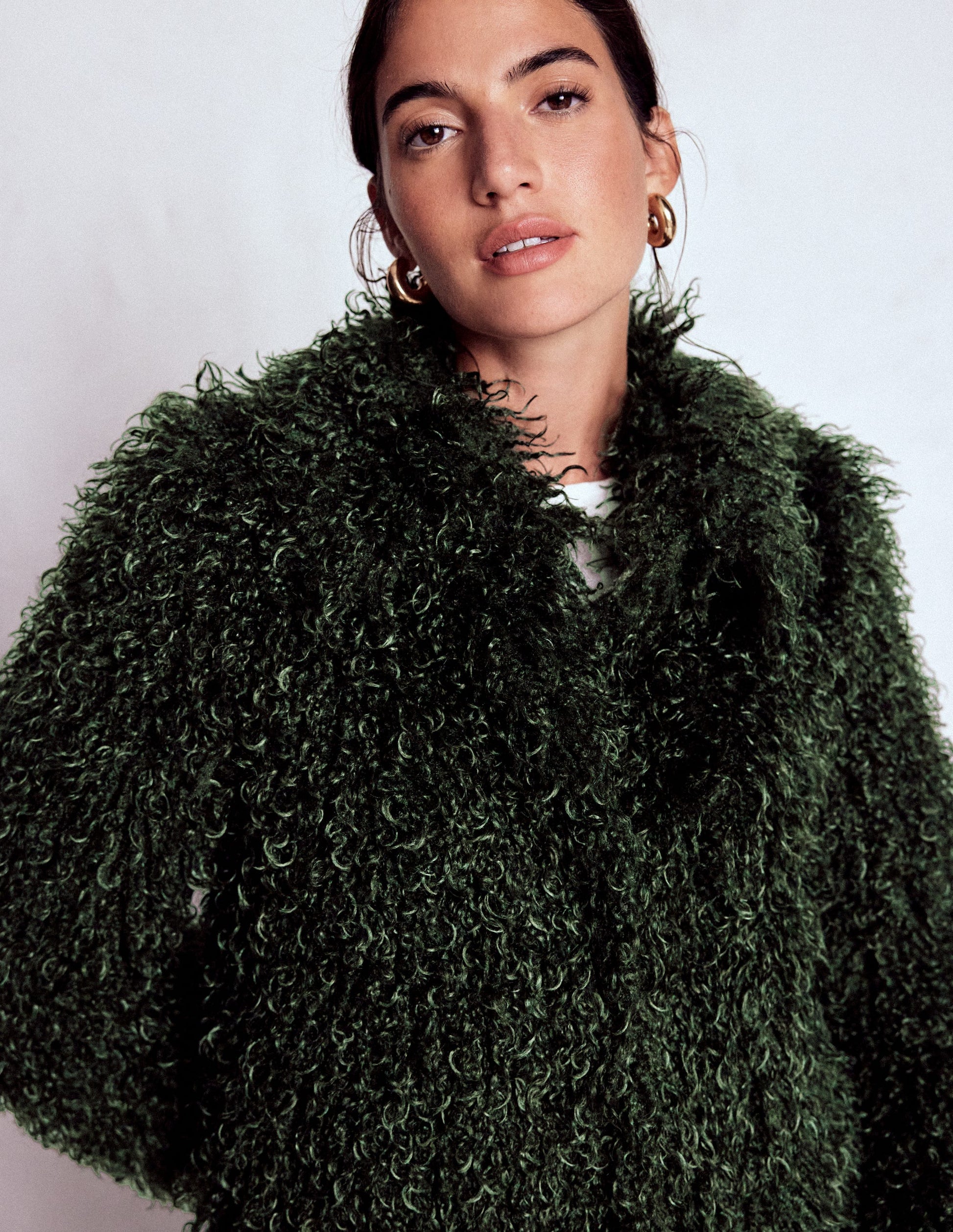 Faux Fur Coat-Kale Leaf, Faux Fur-4
