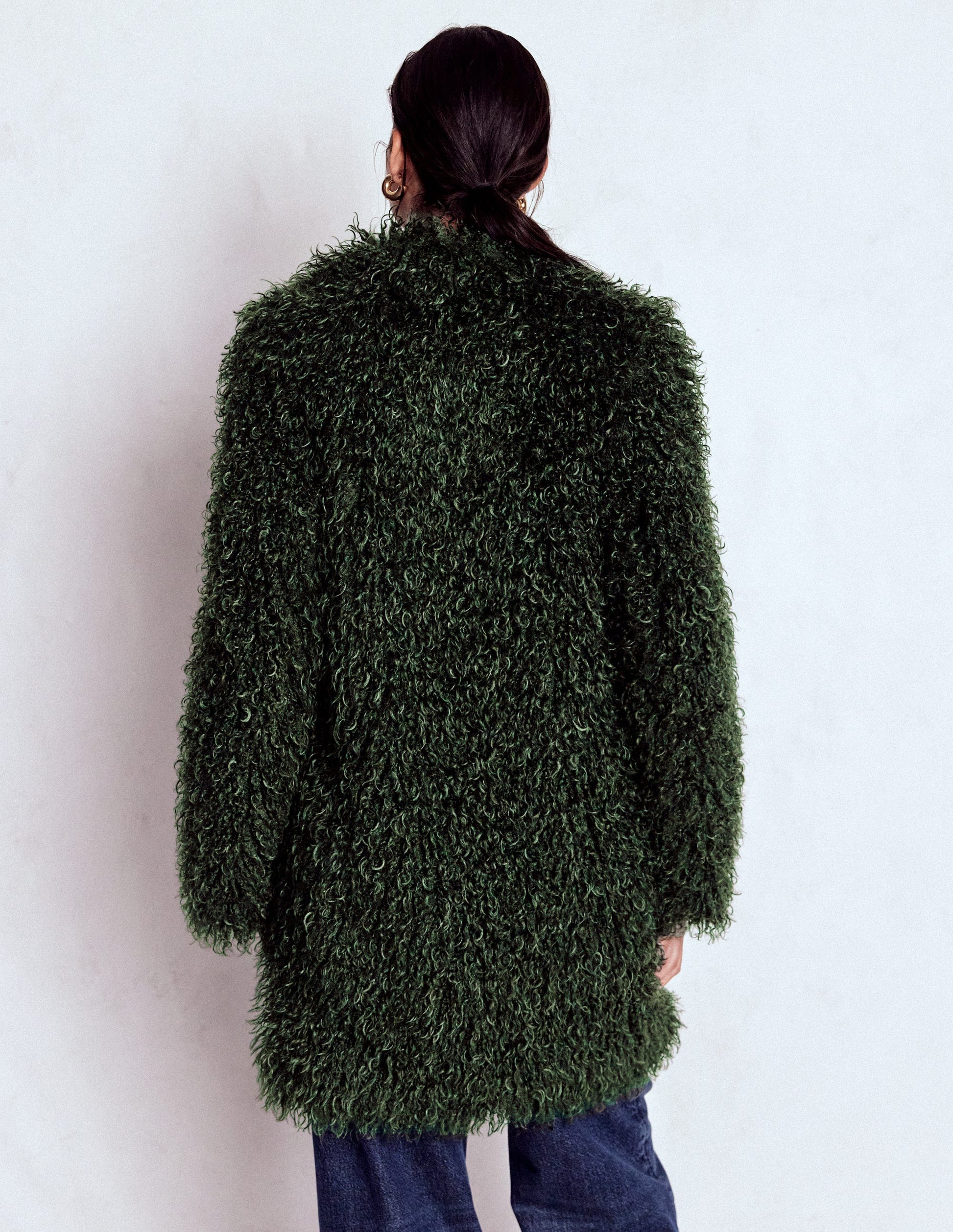 Faux Fur Coat-Kale Leaf, Faux Fur-5