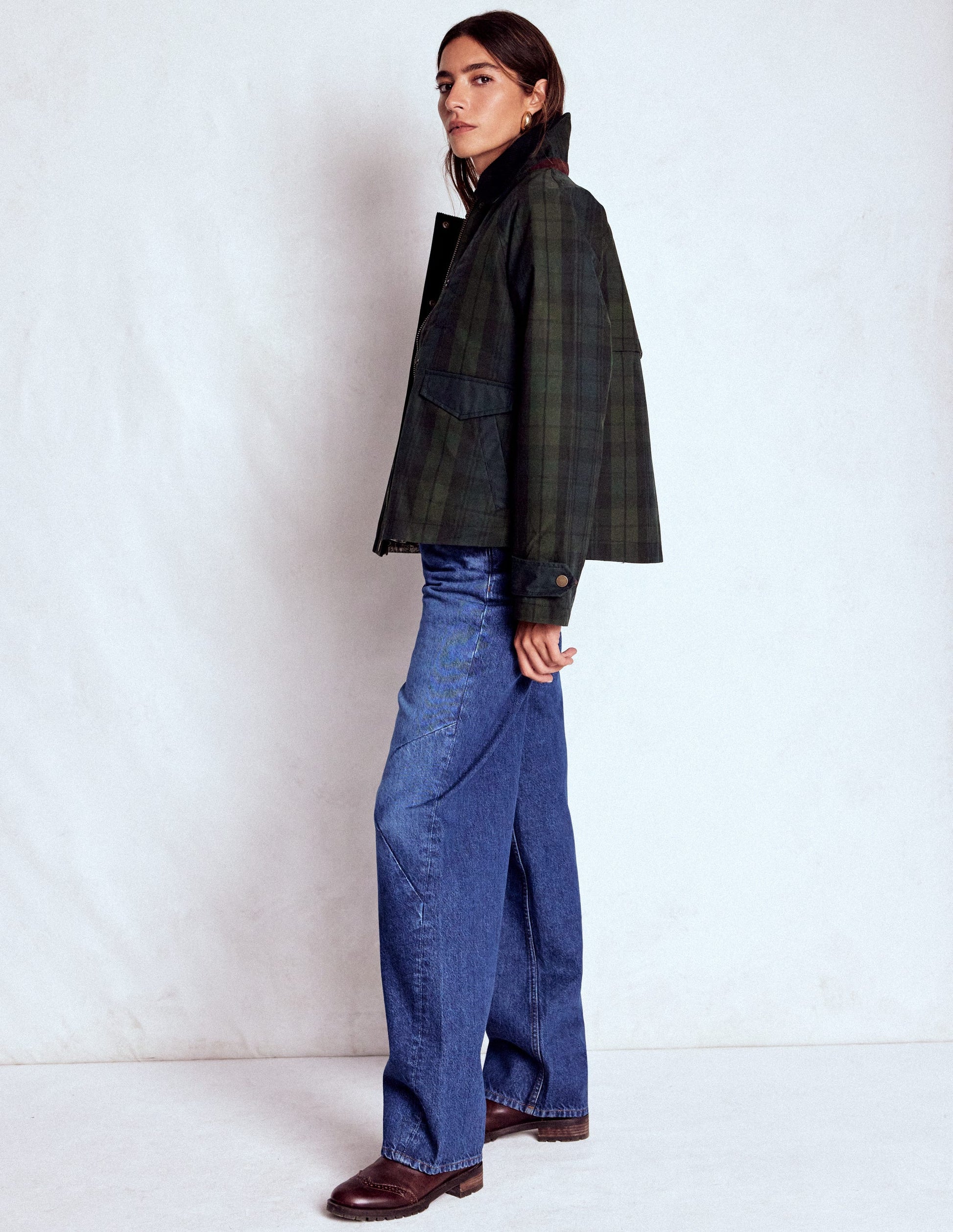 Raglan Wax Jacket-BLACKWATCH-3