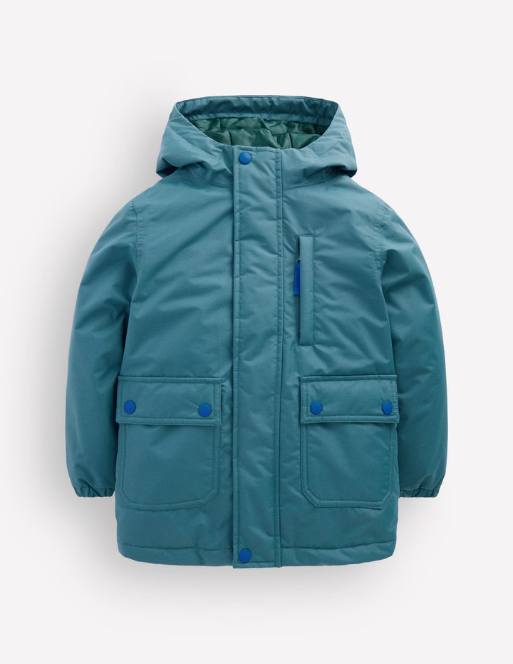 4-in-1 Waterproof Coat-Storm Blue
