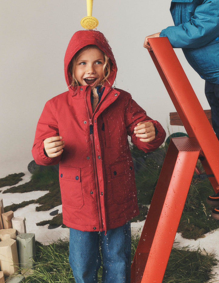 4-in-1 Waterproof Coat-Rust