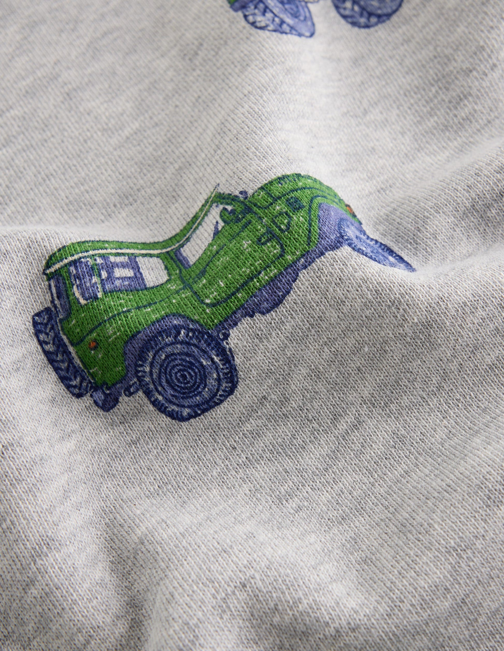 Everyday Printed Sweatshirt-Grey Marl Jeep-3