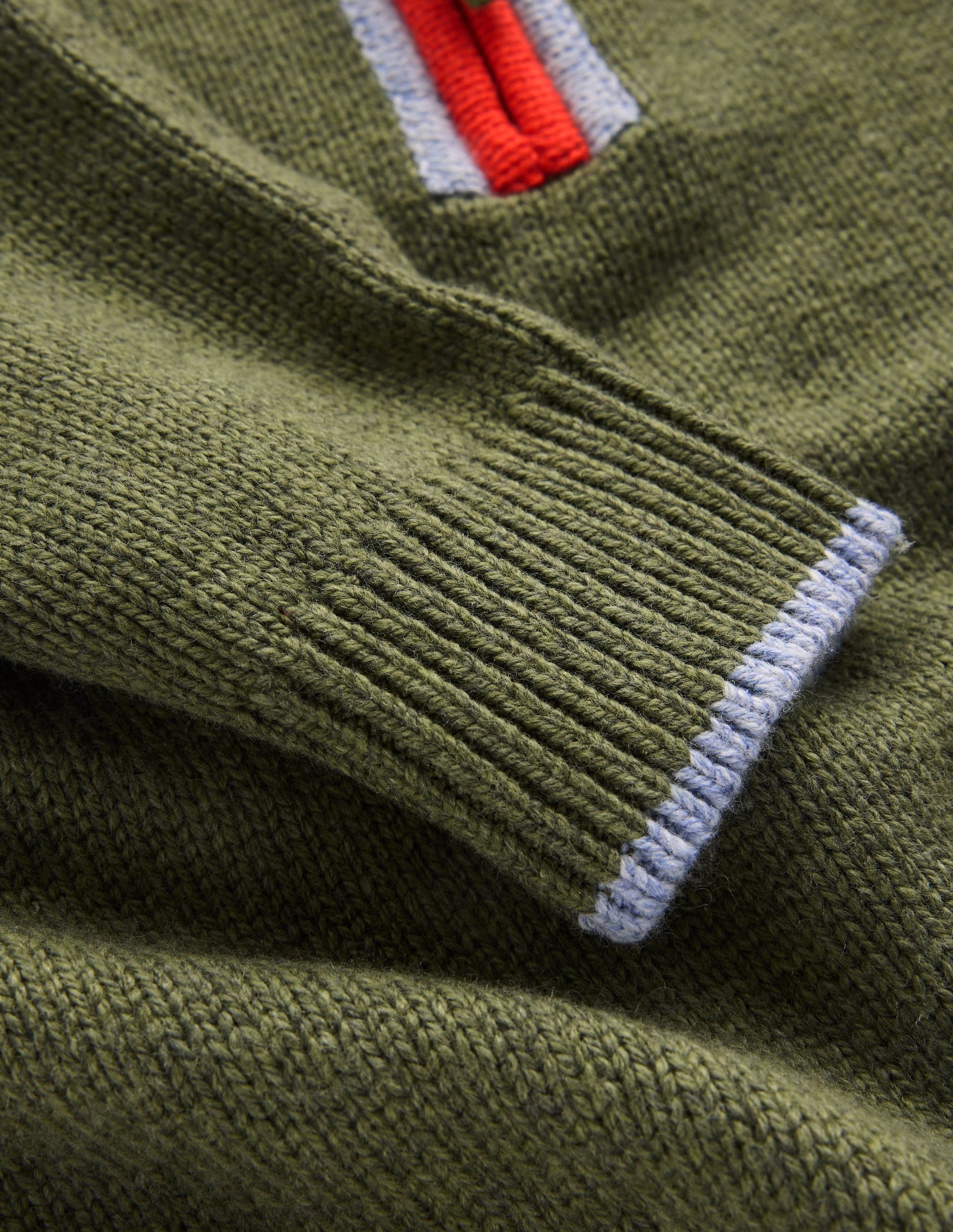Heritage Half-Zip Jumper-Chive Marl-5
