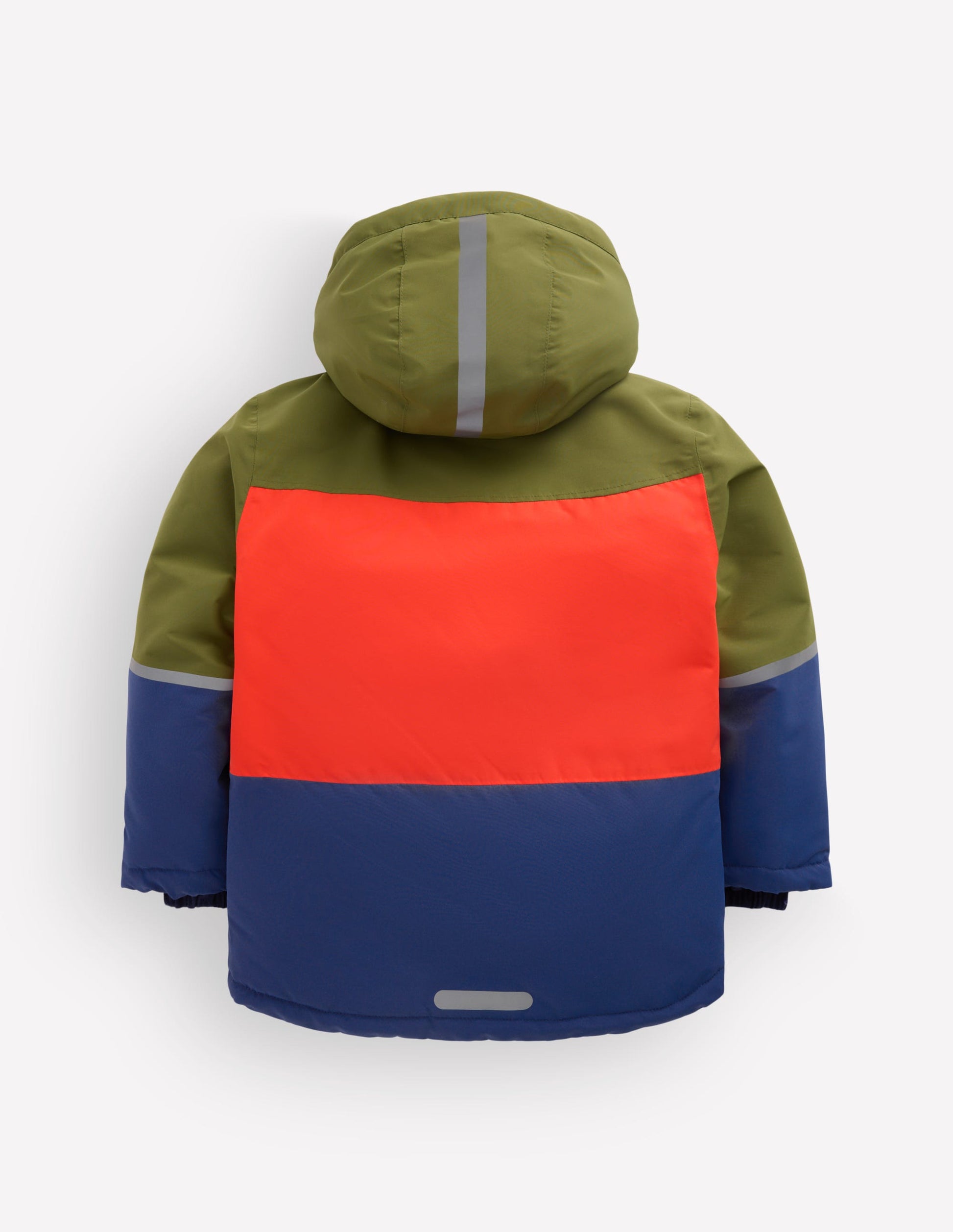 All-weather Waterproof Coat-Khaki Colour Block-6