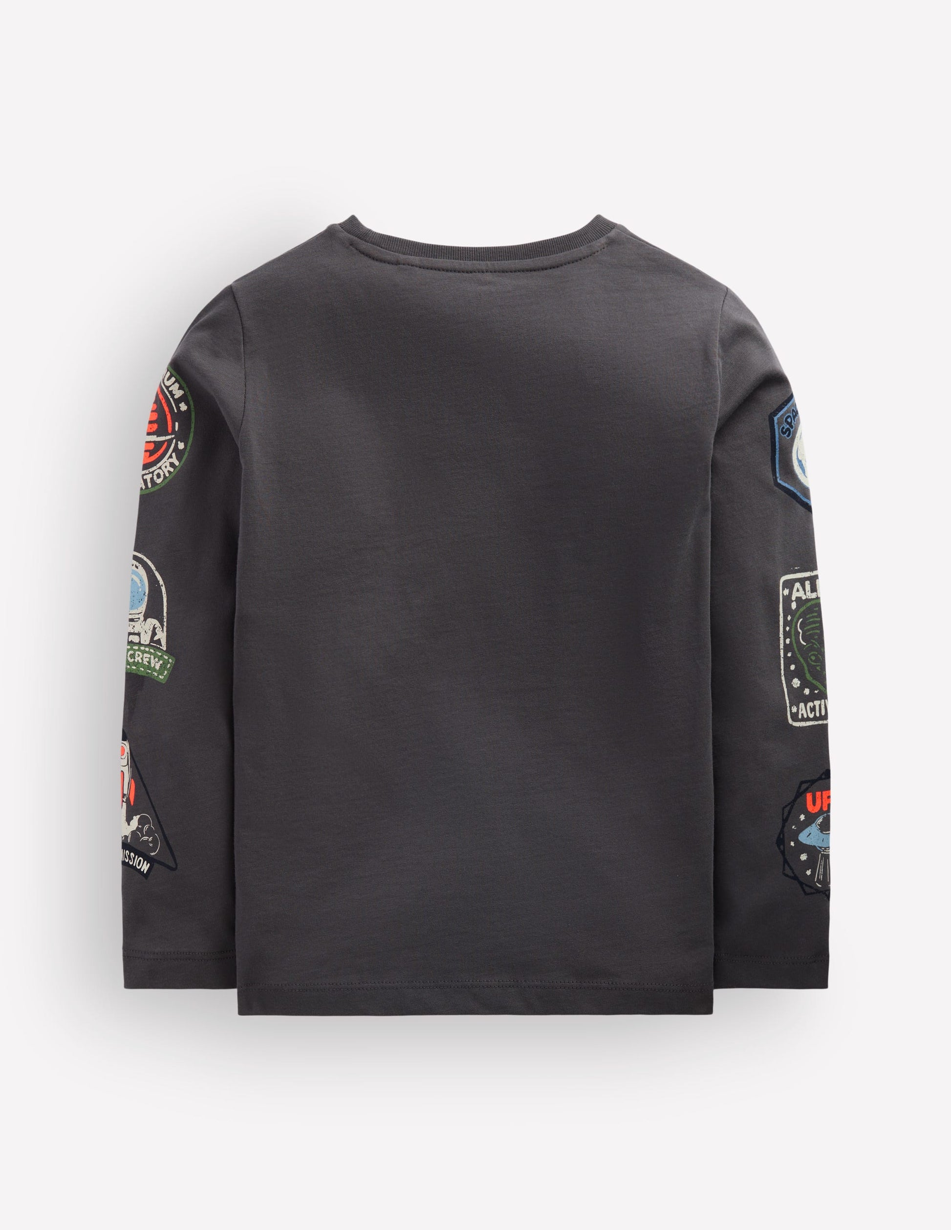 Long Sleeve Glow T-shirt-Warm Grey, Space-4