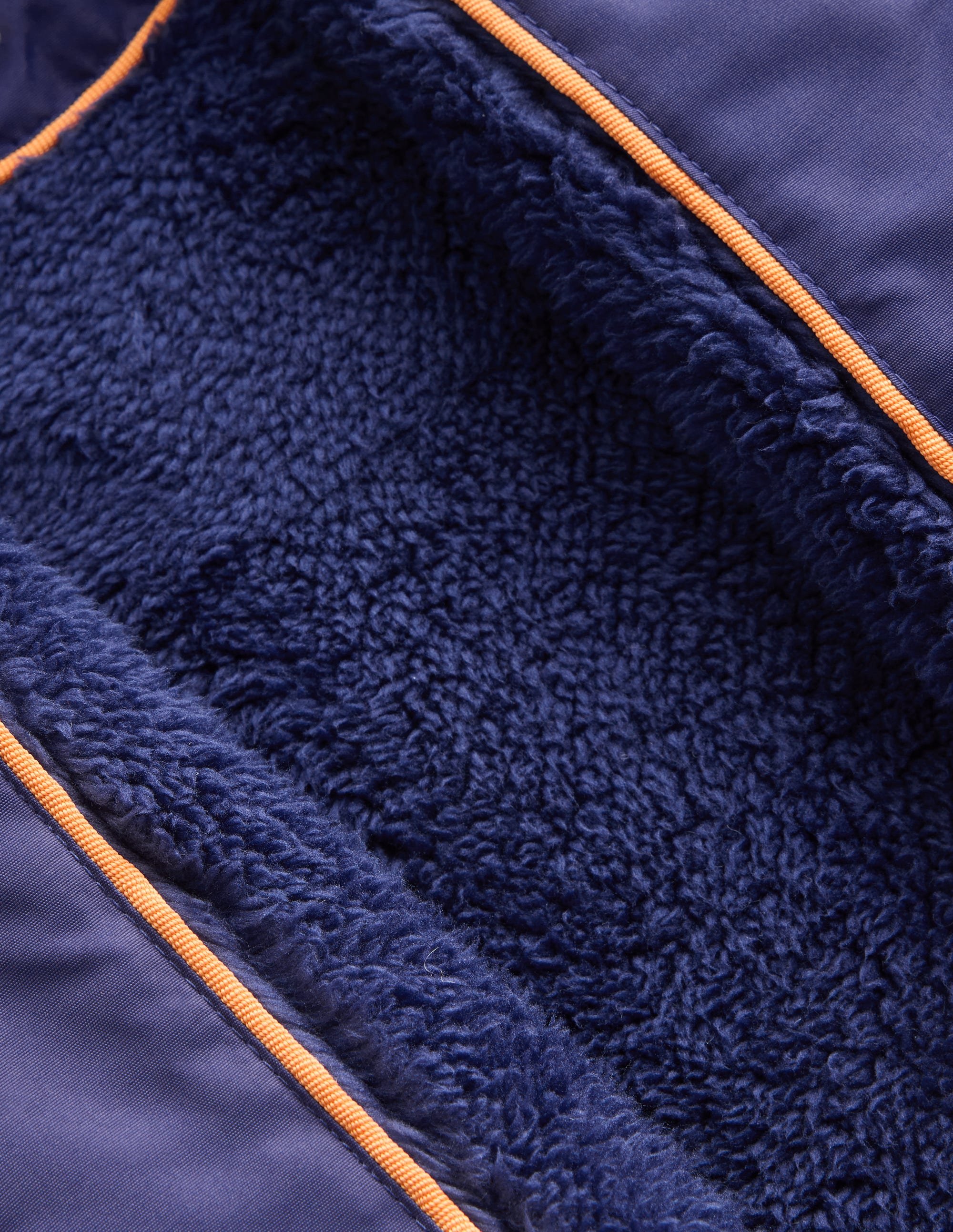 Borg Lined Anorak-MAZARINE BLUE - Image 5