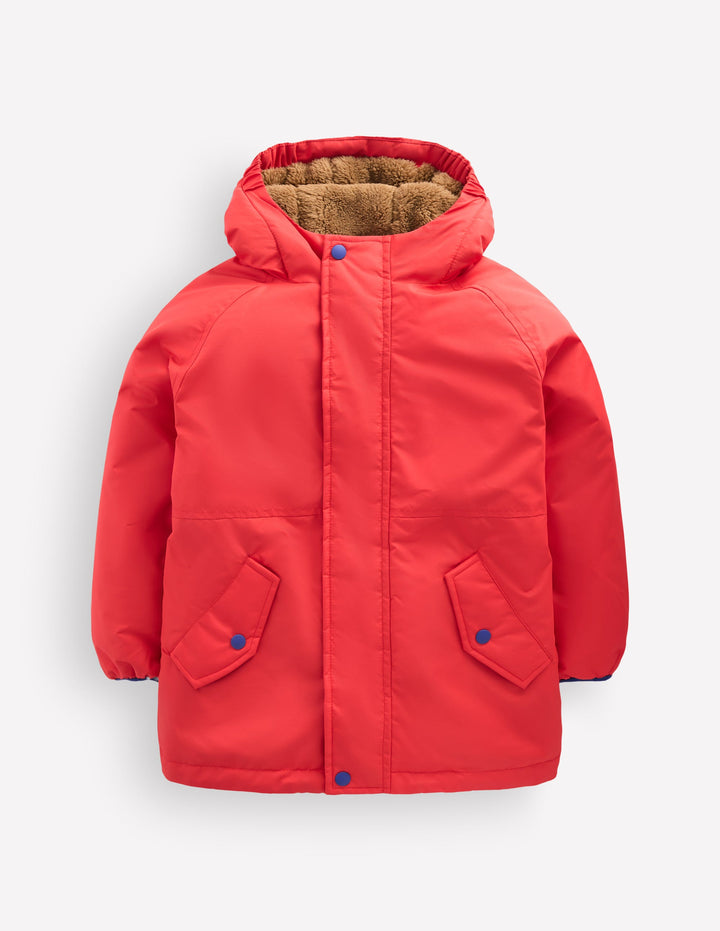 Borg Lined Anorak-RUBICONDO