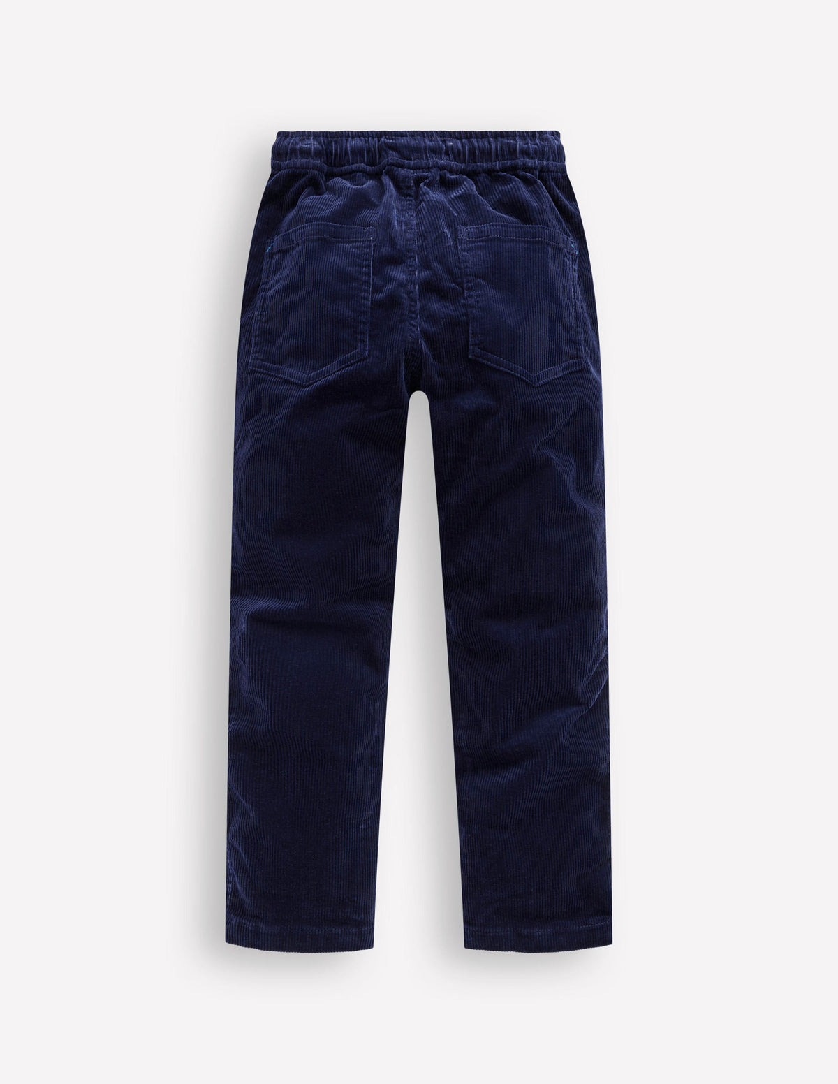 Slim Pull-on Trousers-College Navy Cord - Image 2