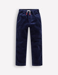 Slim Pull-on Trousers-College Navy Cord