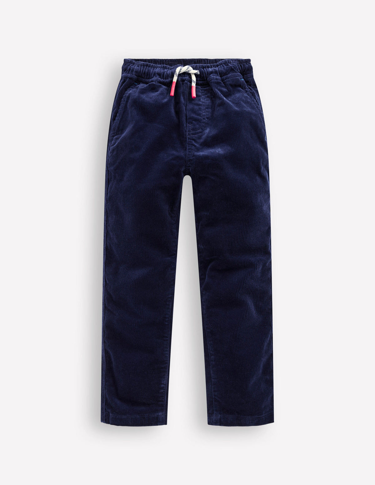 Slim Pull-on Trousers-College Navy Cord - Image 1