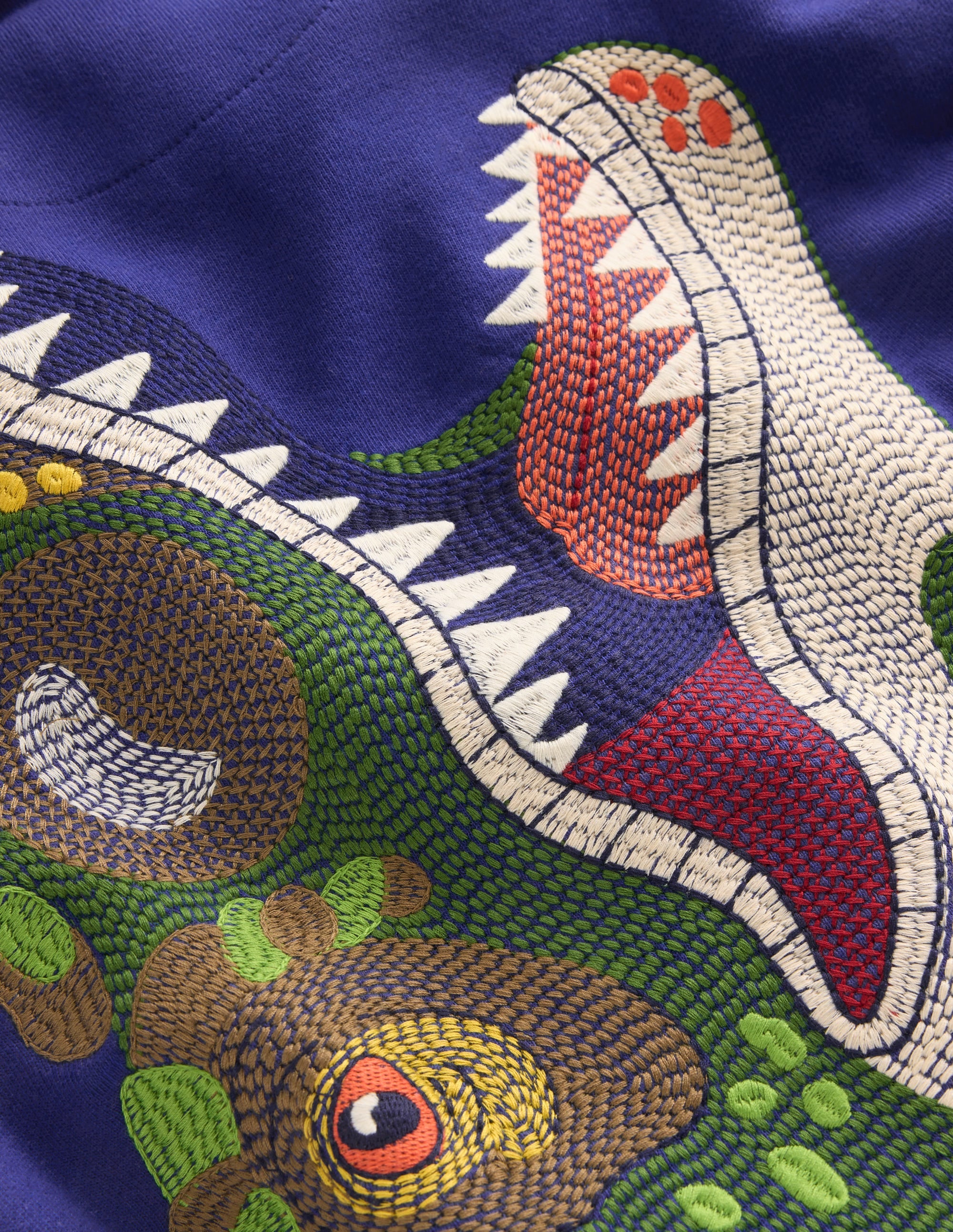 Superstitch Hoodie-Blue Dino - Image 4
