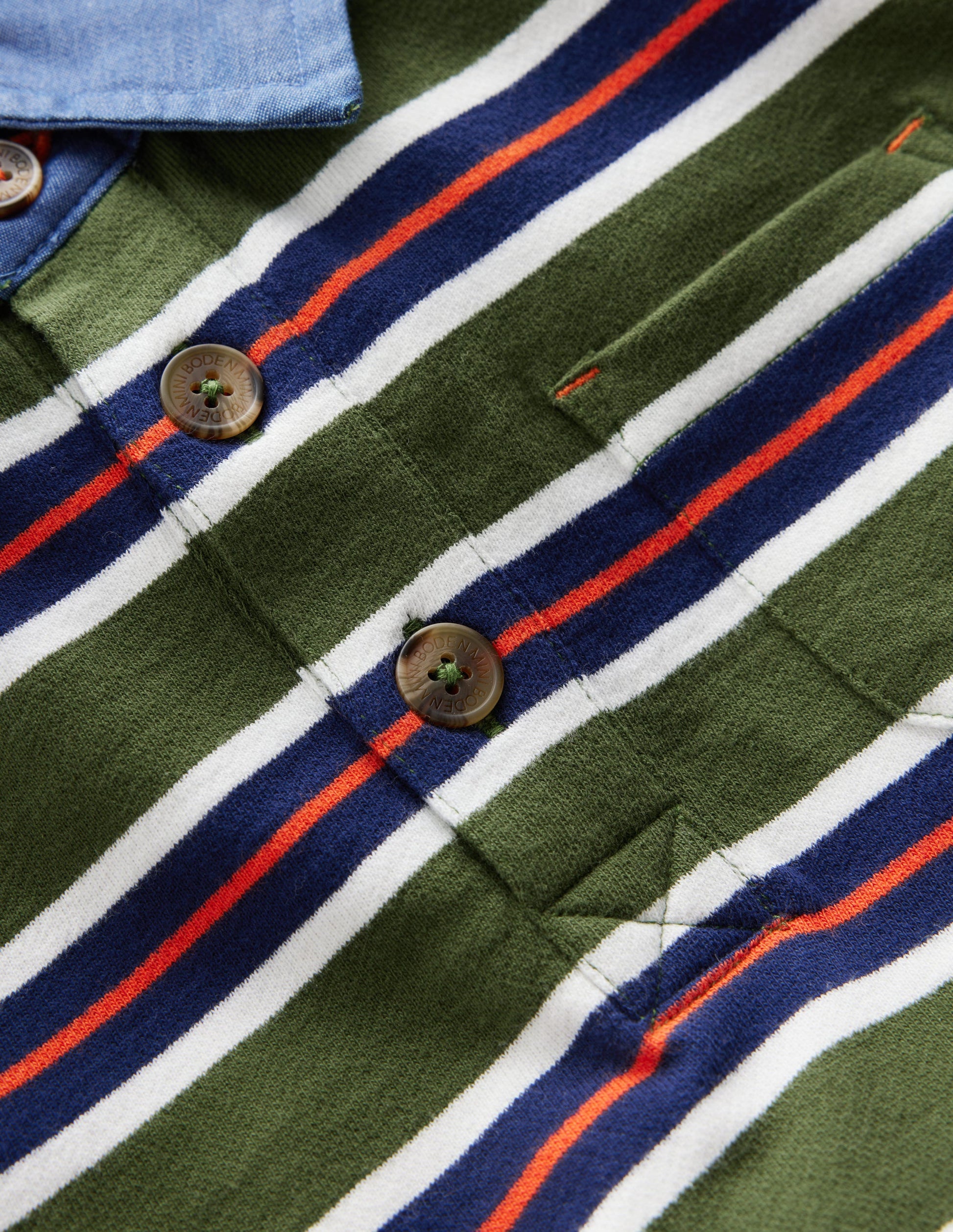 Smart Collared Sweatshirt-Brunswick Green / College Navy-3