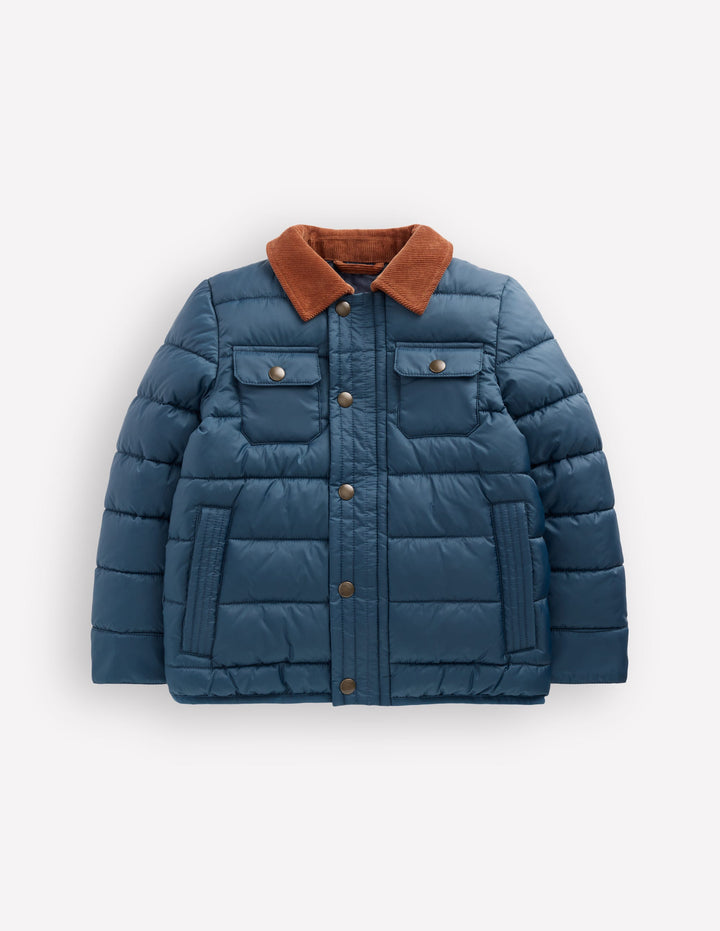 Smart Padded Jacket-Blue