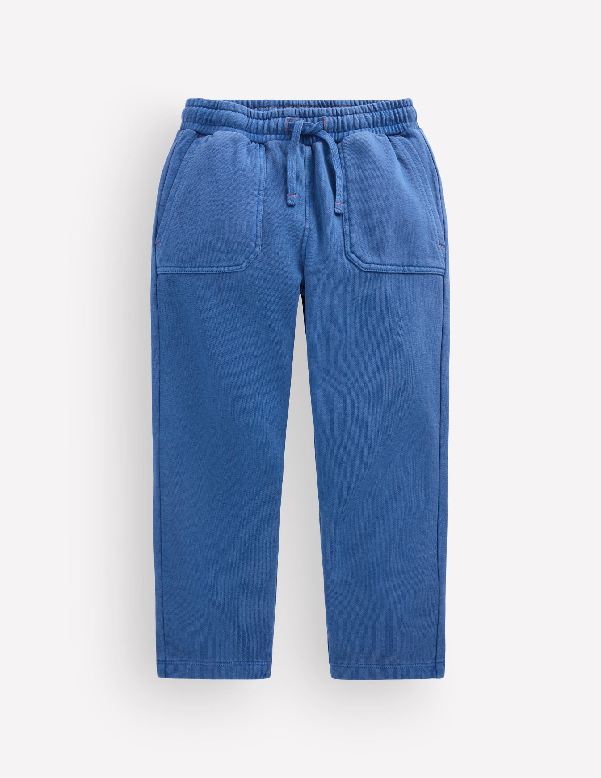 Garment Dye Tapered Joggers-Denim Blue-1