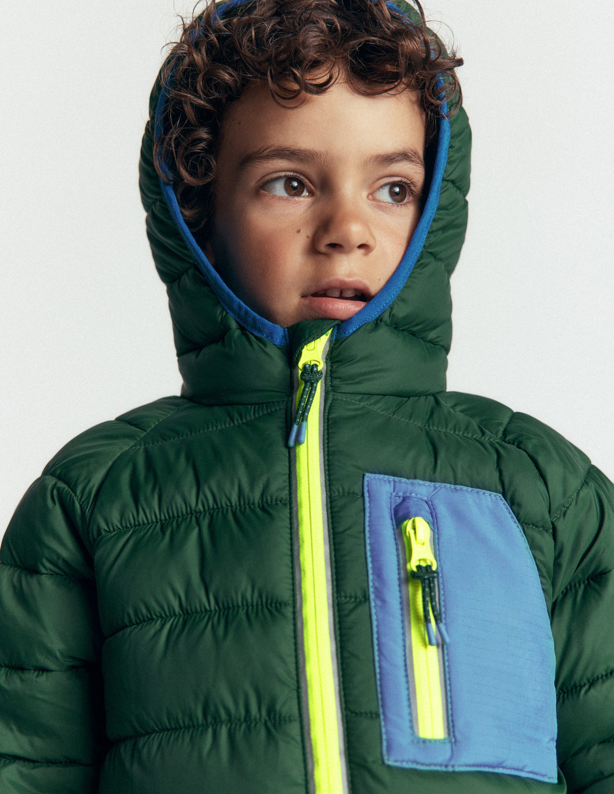 Pack-away Padded Jacket-Posy Green - Image 1