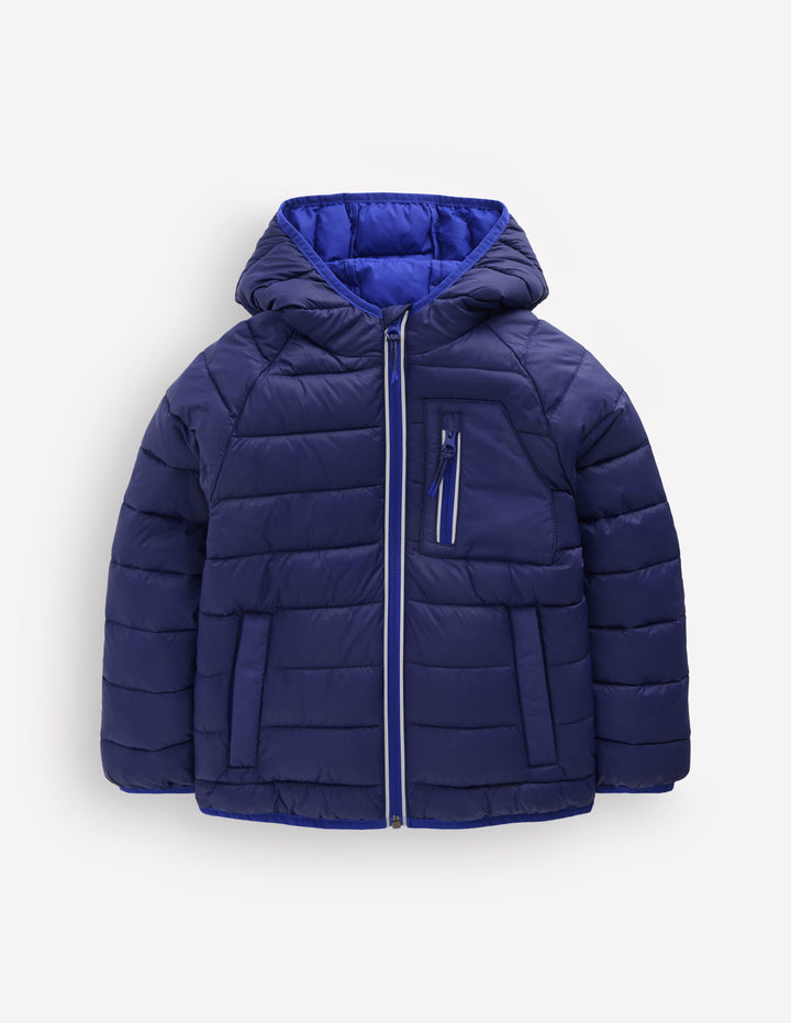Pack-away Padded Jacket-College Navy