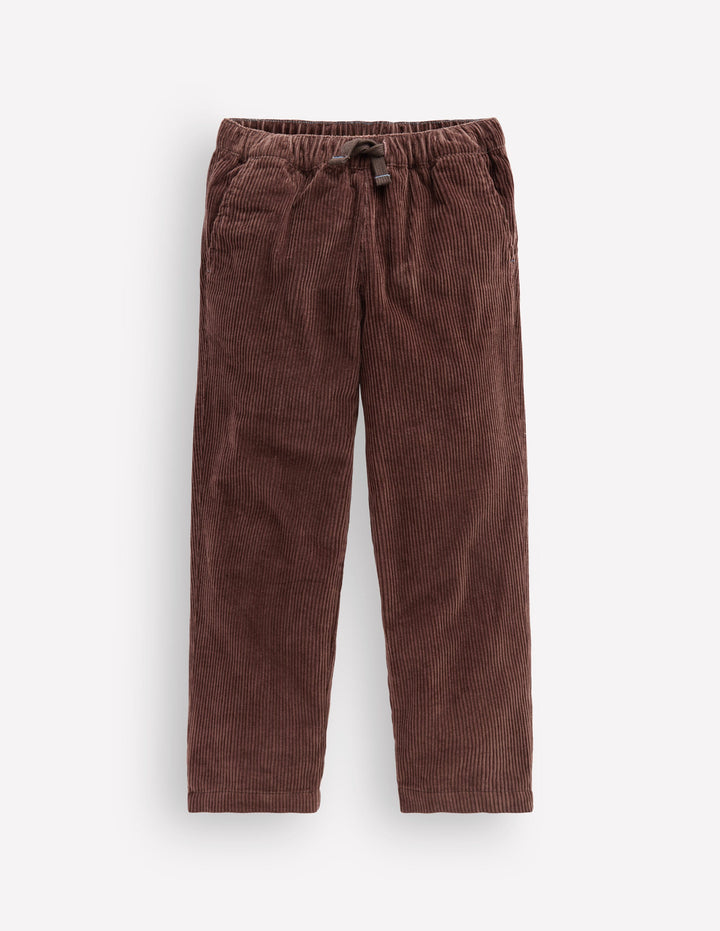 Straight Cord Trousers-Java