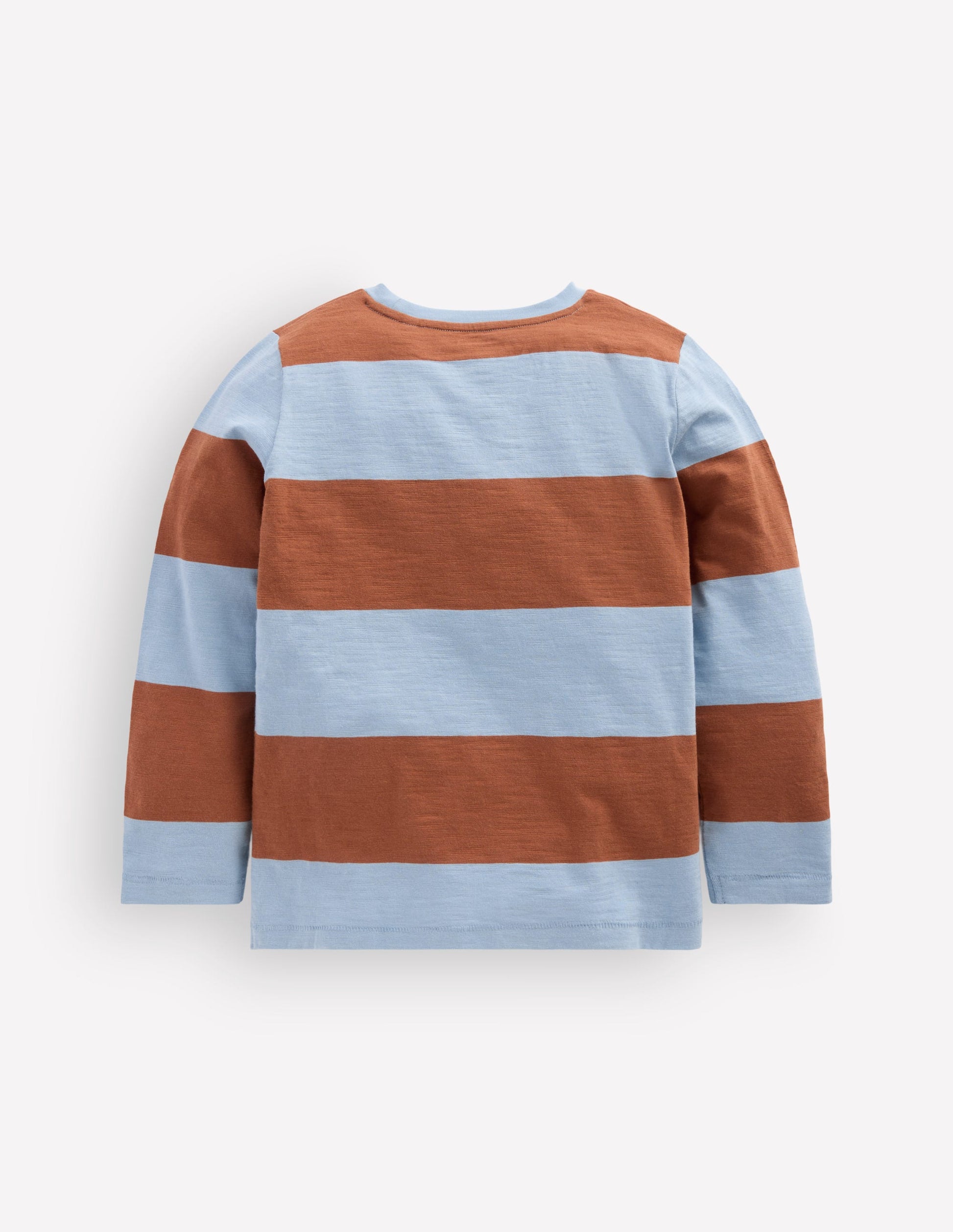 Everyday Long Sleeve T-Shirt-Glacier Blue / Russet-2