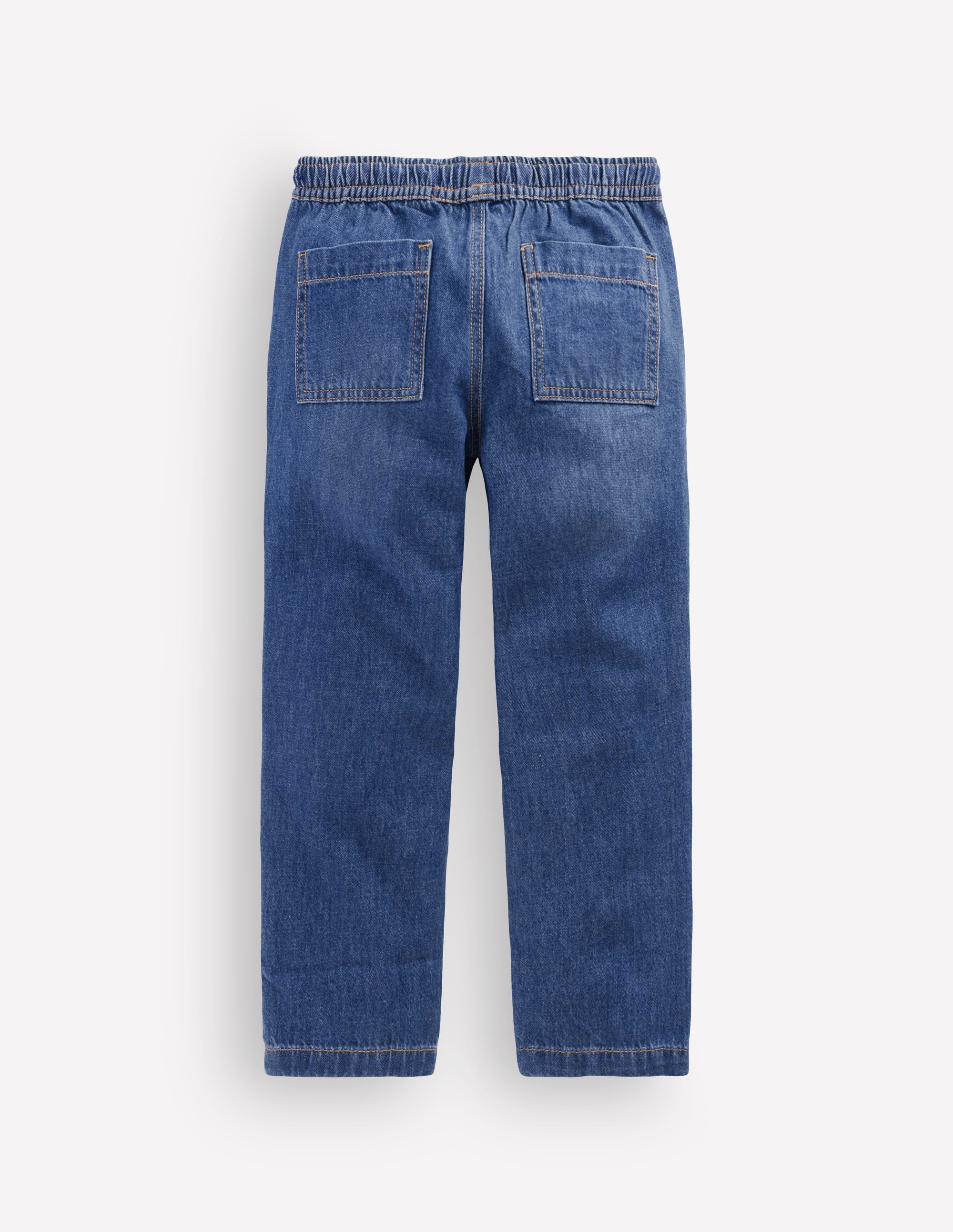Easy Straight Trousers-Denim - Image 3