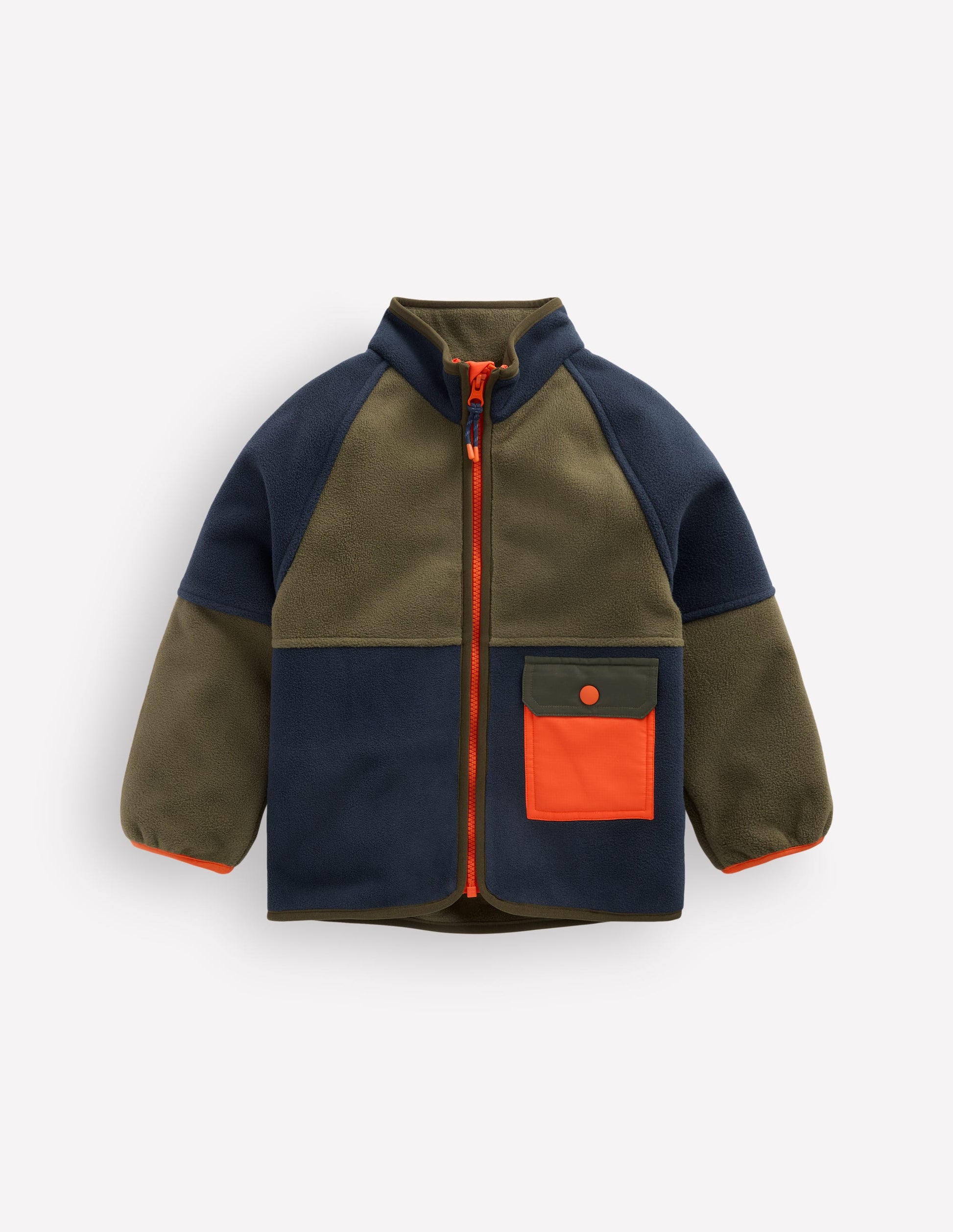 Cosy Windproof Fleece-Khaki-3