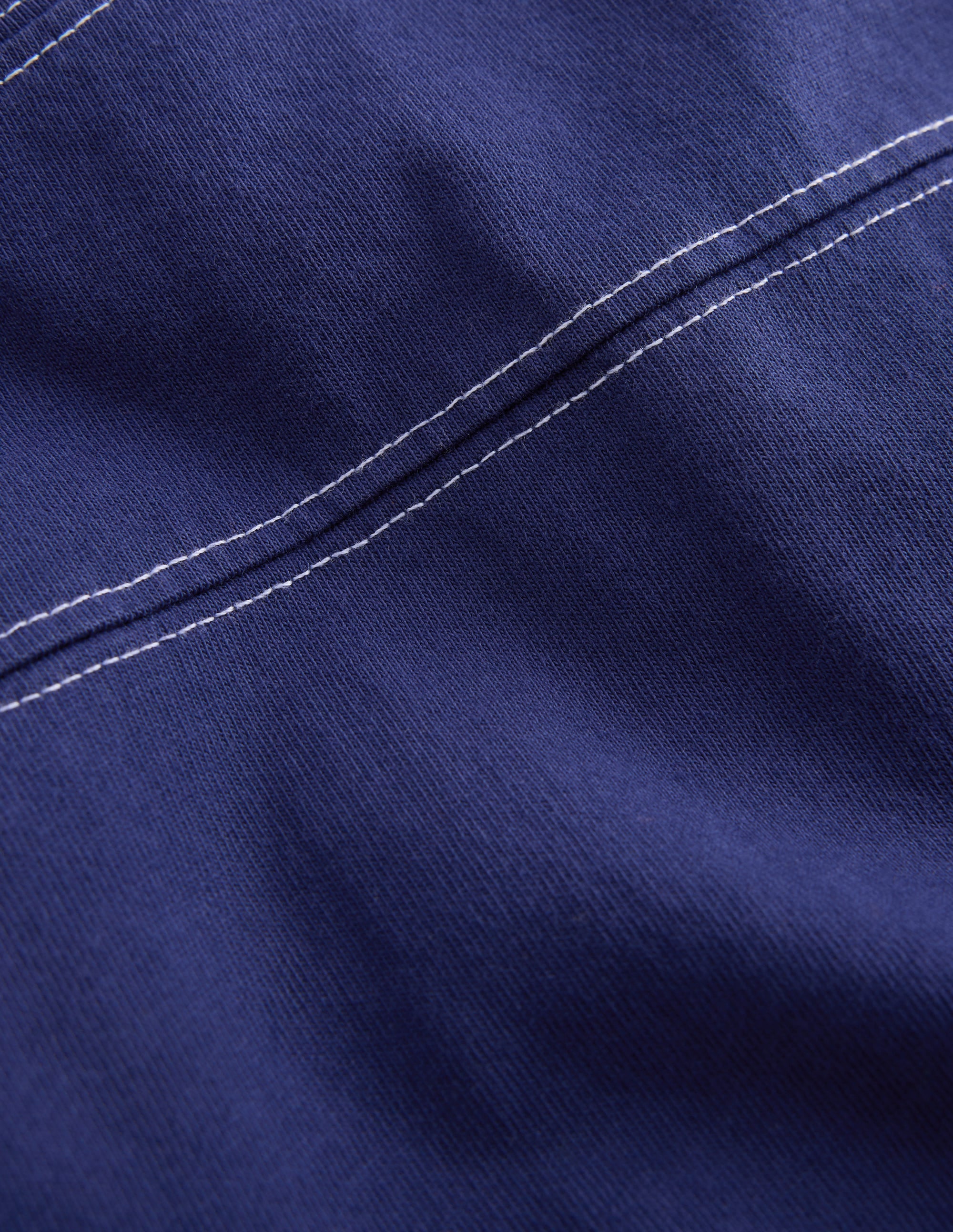 Relaxed Seam Detail T-shirt-Starboard Blue - Image 3